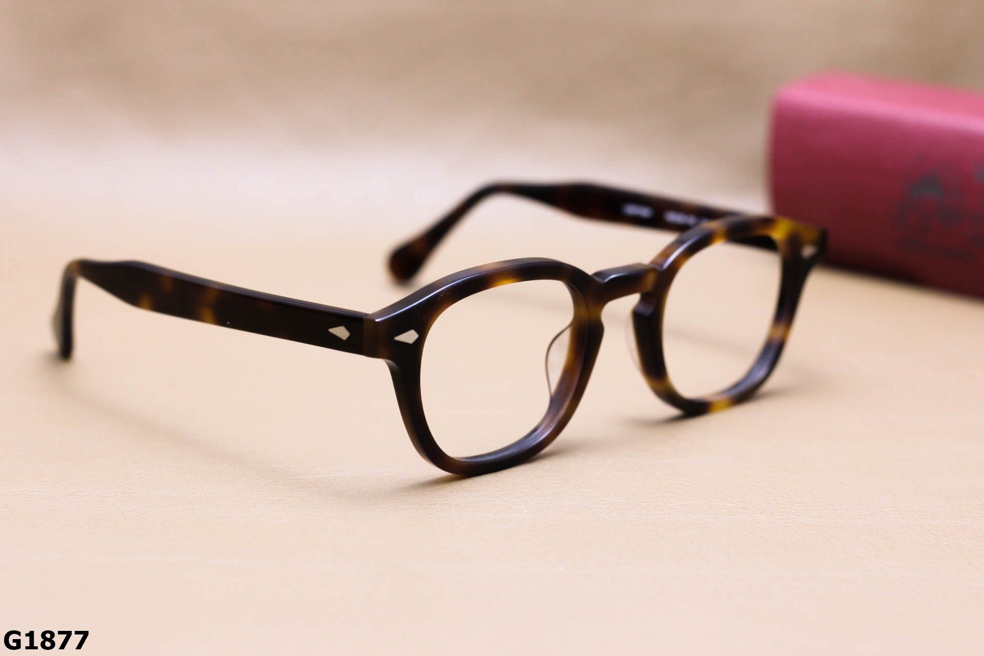 Gọng Kính Cận Dáng Vuông Bầu Thời Trang Unisex, Chất Nhựa Acetate Nguyên Khối - G1877