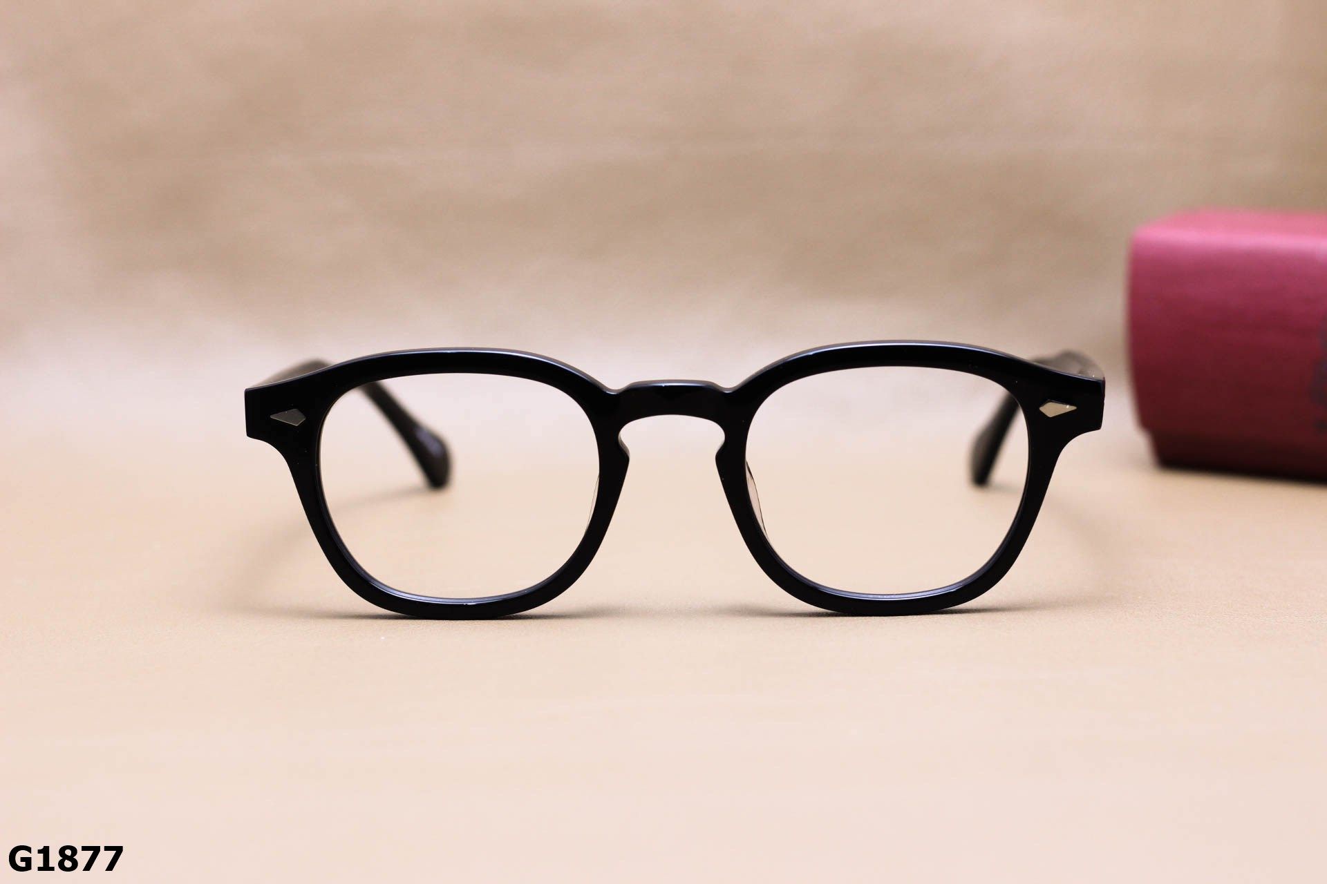 Gọng Kính Cận Dáng Vuông Bầu Thời Trang Unisex, Chất Nhựa Acetate Nguyên Khối - G1877