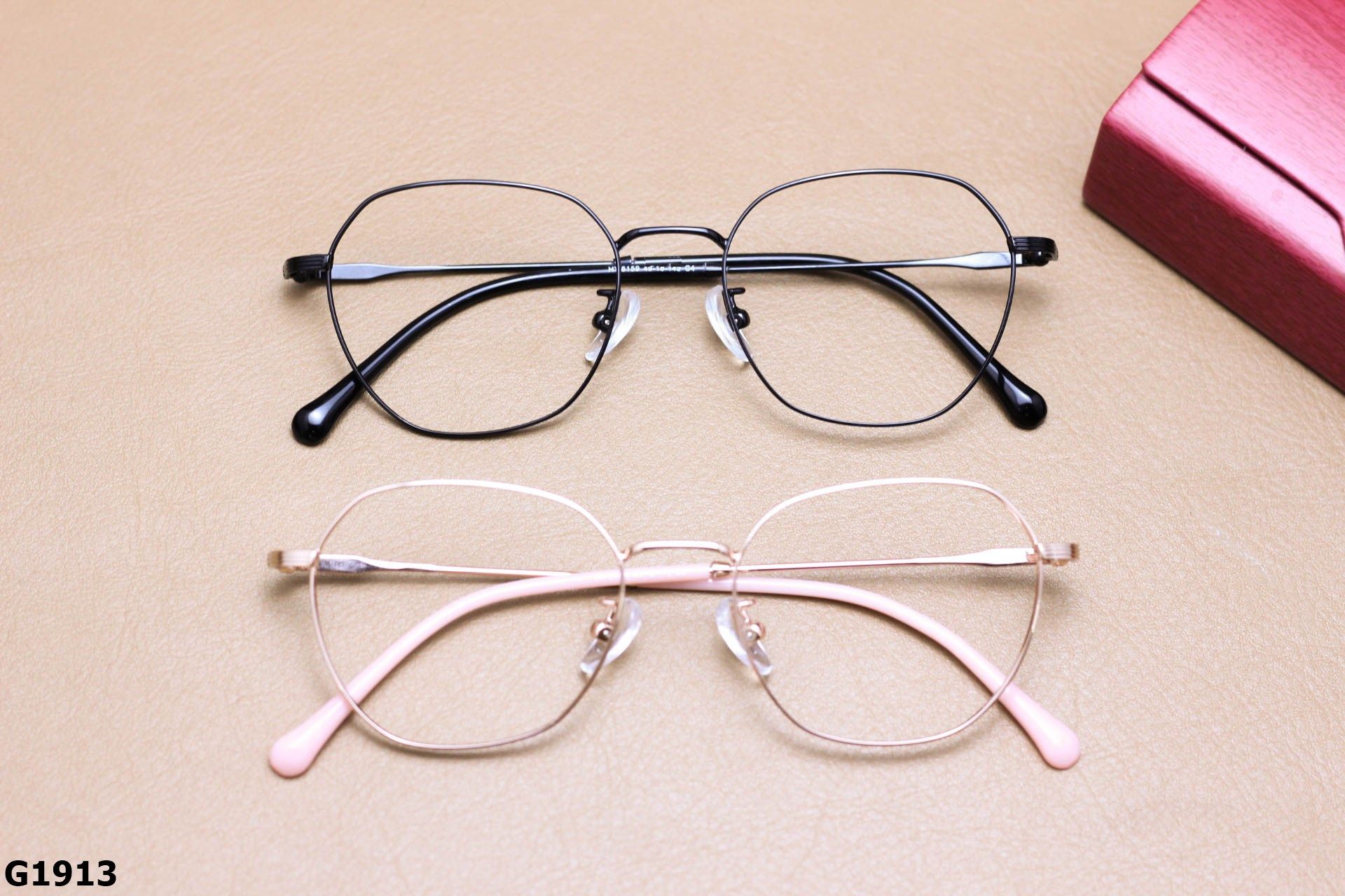 Gọng Kính Cận Hợp Kim Đa Giác Cách Điệu Thanh Mảnh Thời Trang Unisex - G1913