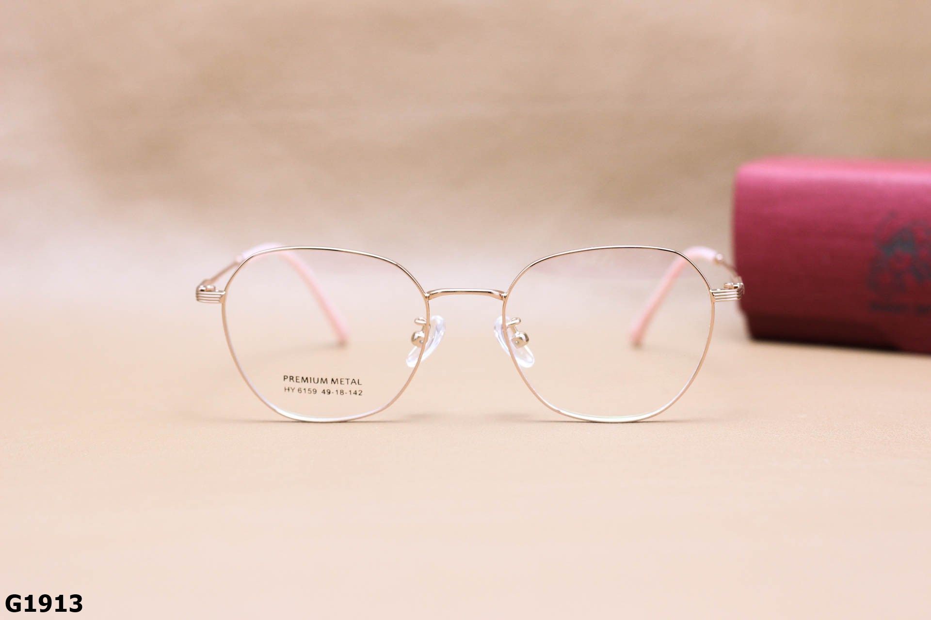 Gọng Kính Cận Hợp Kim Đa Giác Cách Điệu Thanh Mảnh Thời Trang Unisex - G1913