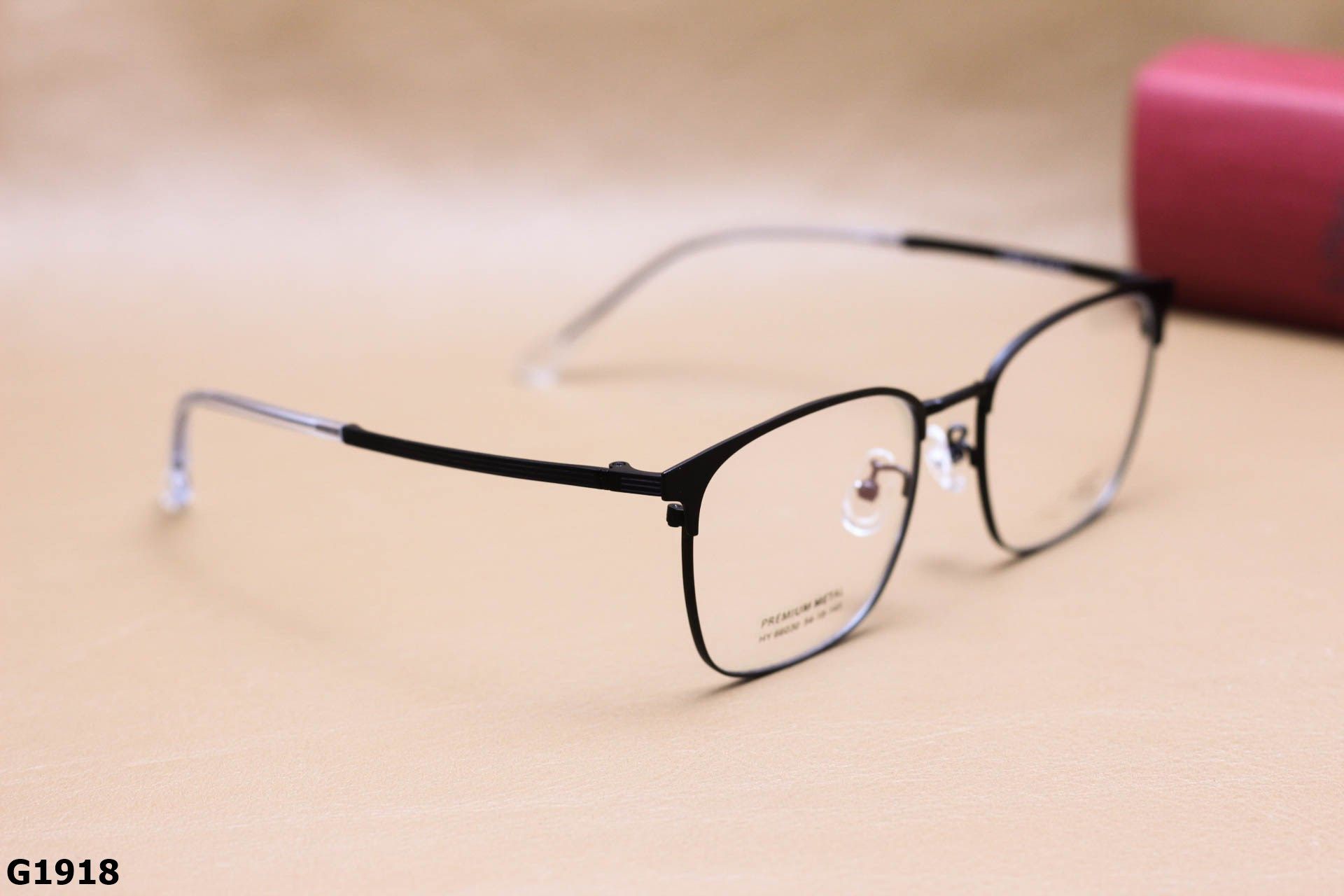 Gọng Kính Cận Hợp Kim Vuông Bầu Thanh Mảnh Thời Trang Unisex - G1918