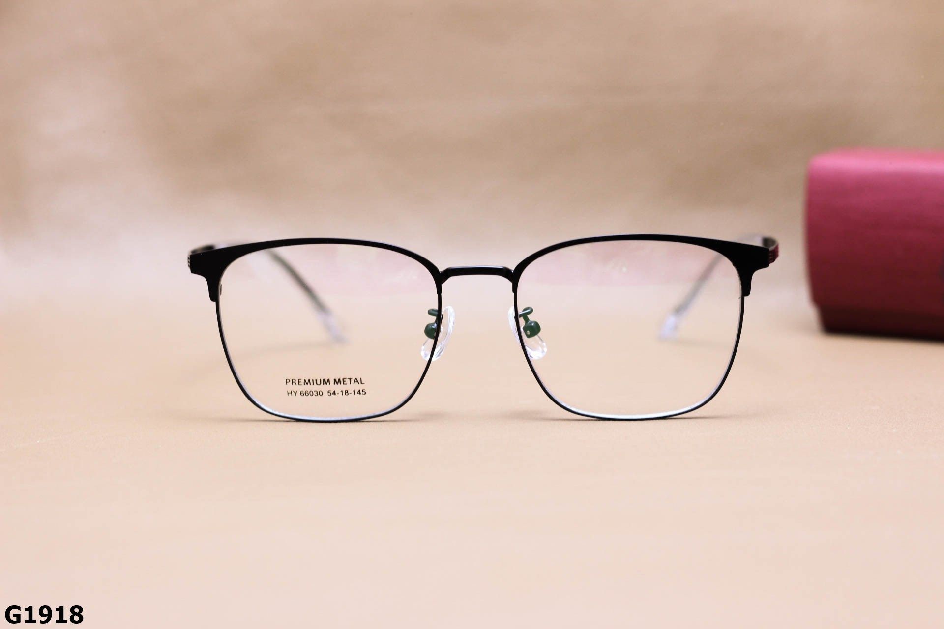 Gọng Kính Cận Hợp Kim Vuông Bầu Thanh Mảnh Thời Trang Unisex - G1918