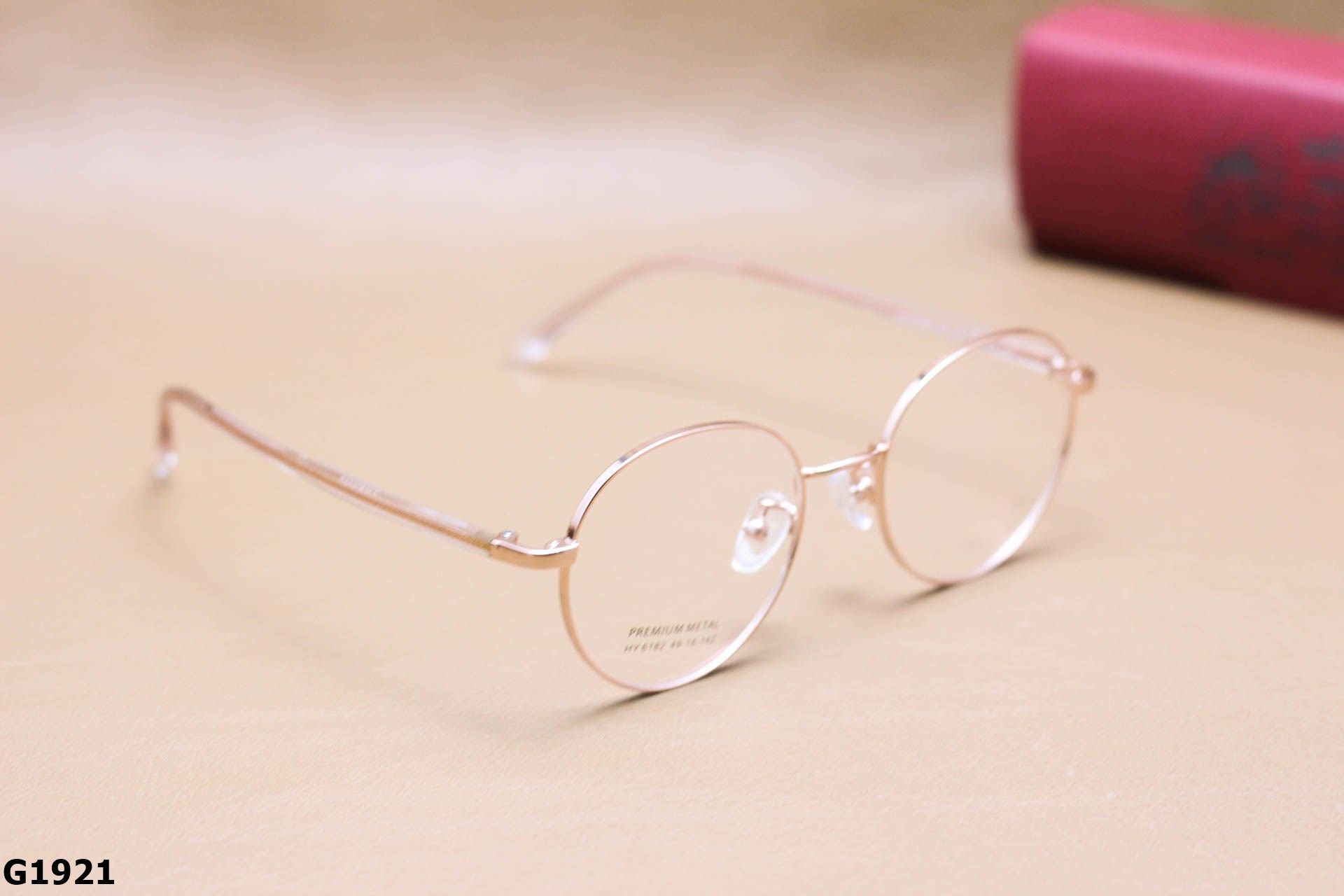 Gọng Kính Cận Hợp Kim, Dáng Tròn Thanh Mảnh Thời Trang Unisex - G1921