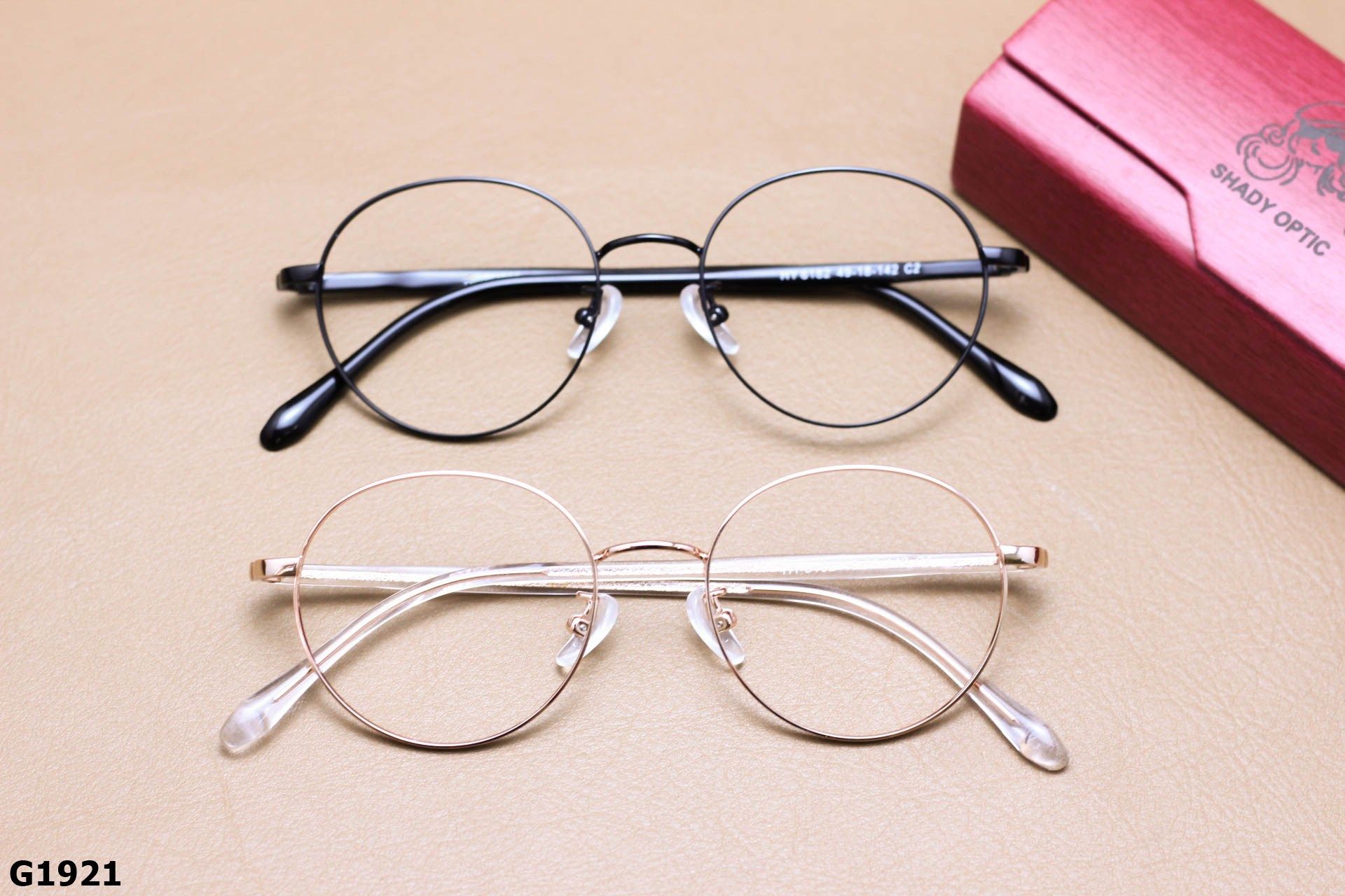 Gọng Kính Cận Hợp Kim, Dáng Tròn Thanh Mảnh Thời Trang Unisex - G1921