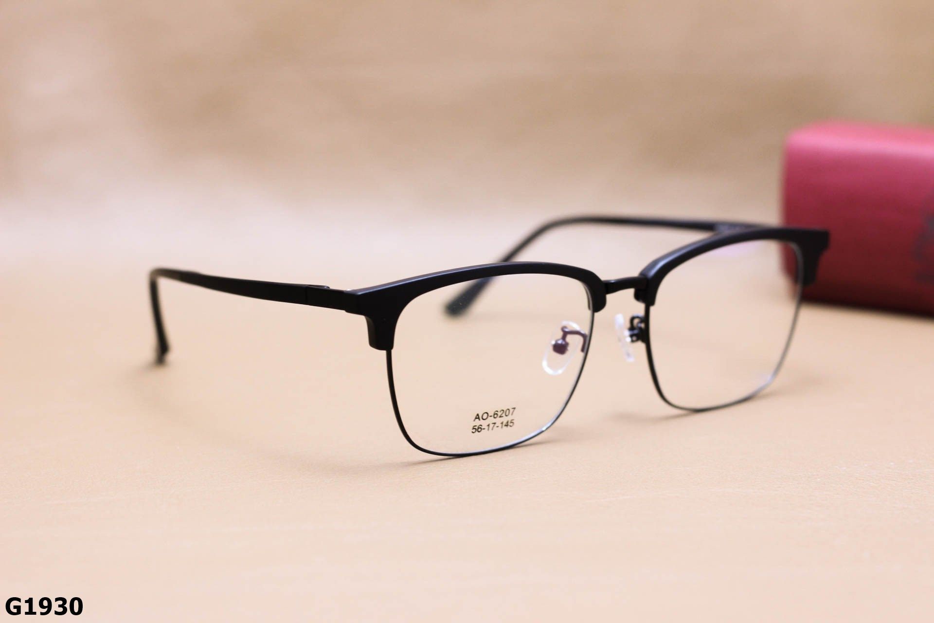 Gọng Kính Cận Hợp Kim Vuông Nửa Viền Thời Trang Unisex - G1930