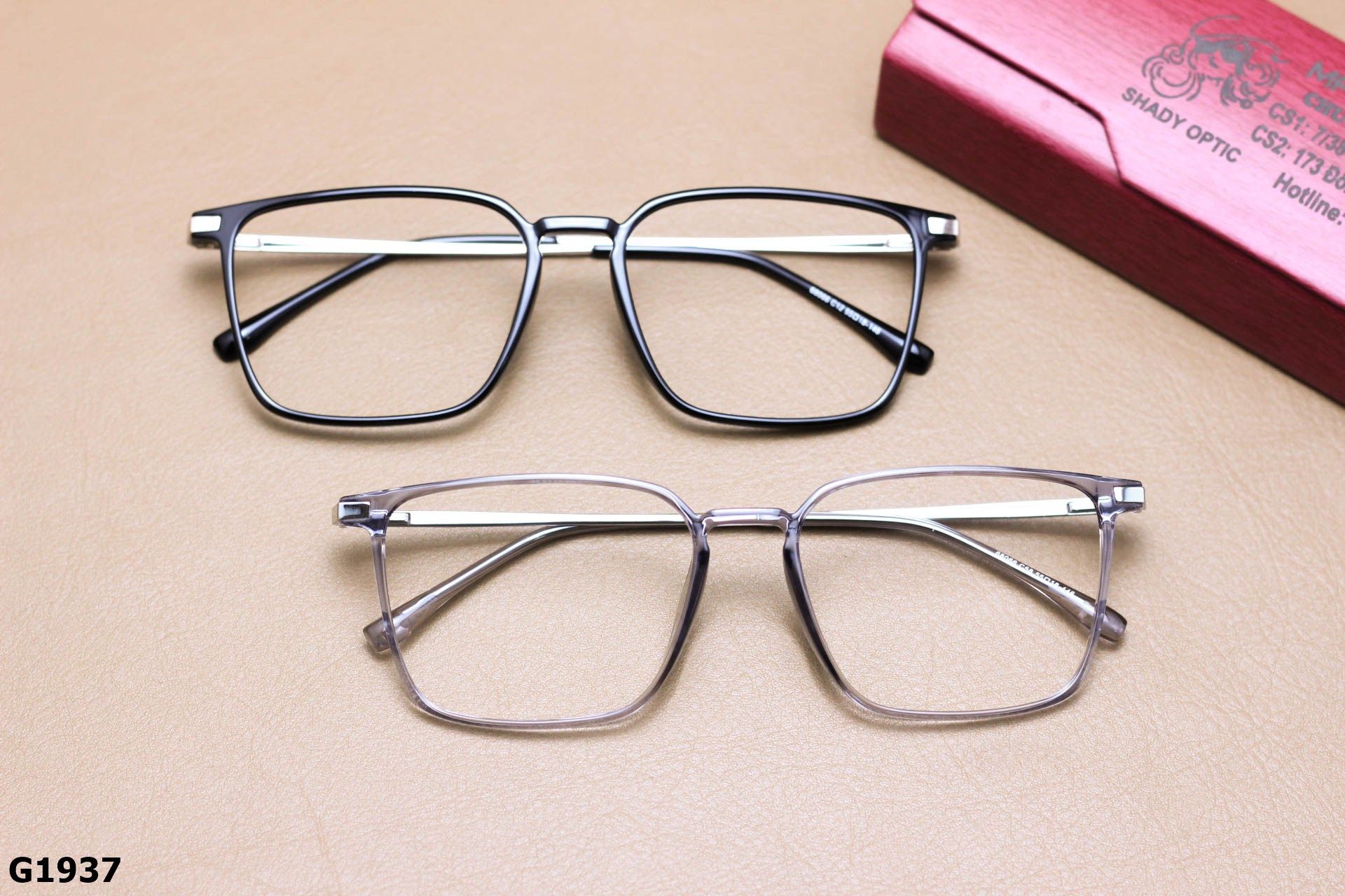Gọng Kính Cận Nhựa Dẻo TR90, Dáng Vuông Thời Trang Unisex Thanh Mảnh - G1937