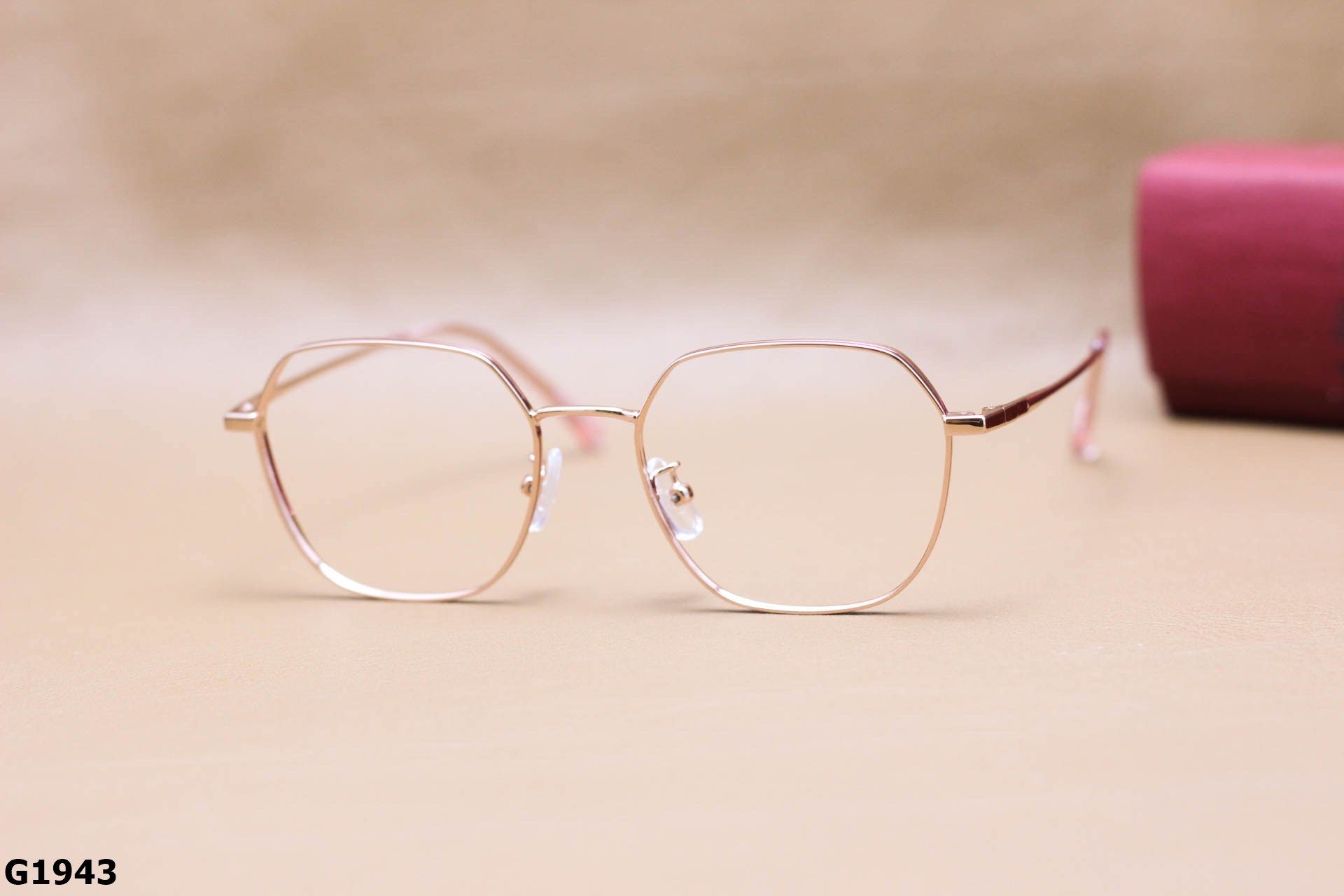 Gọng Kính Cận Hợp Kim Đa Giác Cách Điệu Thanh Mảnh Thời Trang Unisex - G1943