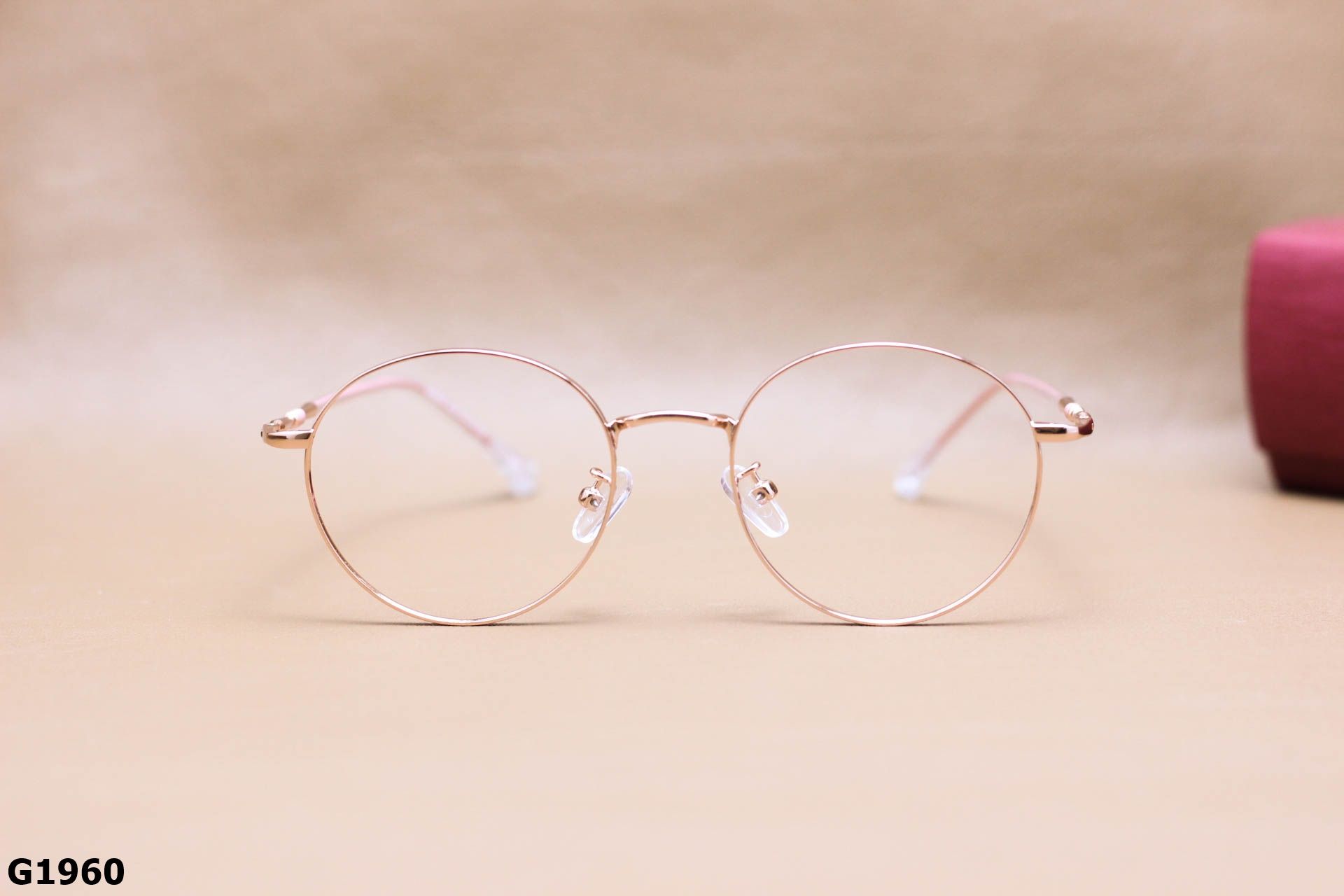 Gọng Kính Cận Hợp Kim Tròn Thanh Mảnh Thời Trang Unisex - G1960
