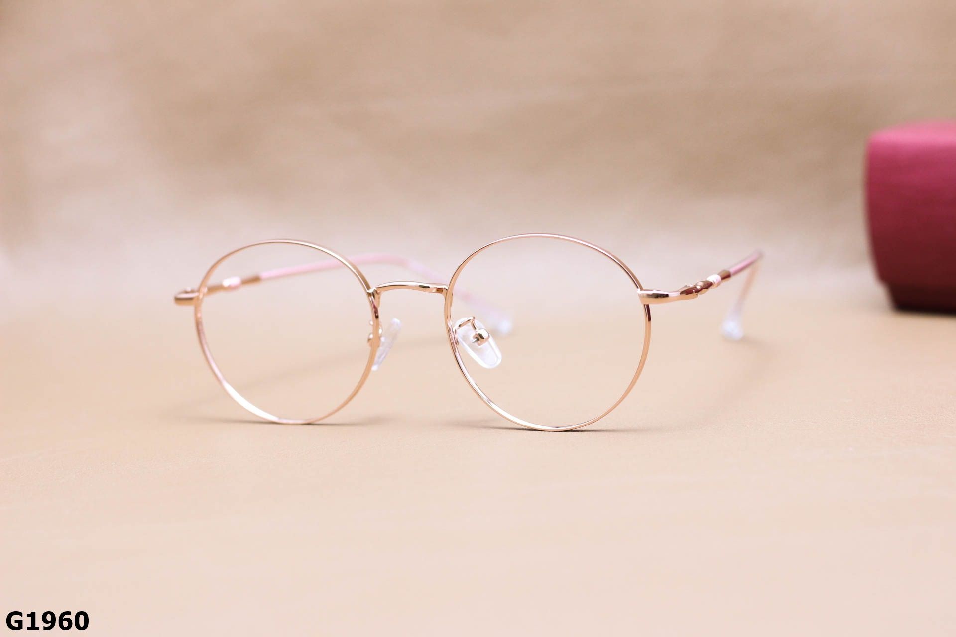 Gọng Kính Cận Hợp Kim Tròn Thanh Mảnh Thời Trang Unisex - G1960