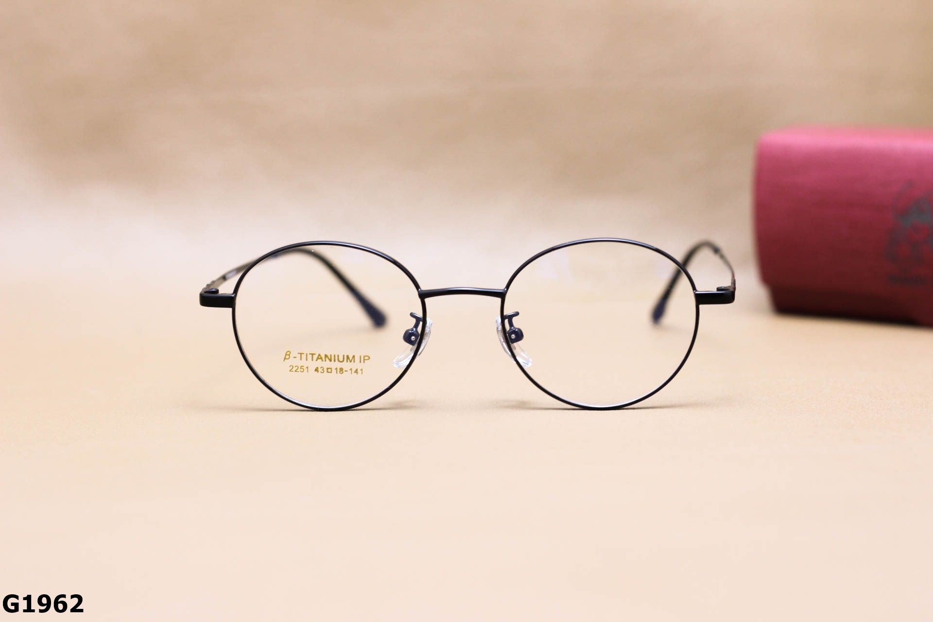 Gọng Kính Cận Chất B-Titanium Cao Cấp, Dáng Tròn Thời Trang Unisex - G1962