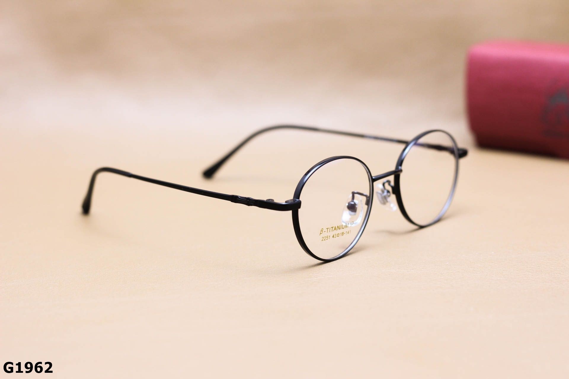 Gọng Kính Cận Chất B-Titanium Cao Cấp, Dáng Tròn Thời Trang Unisex - G1962