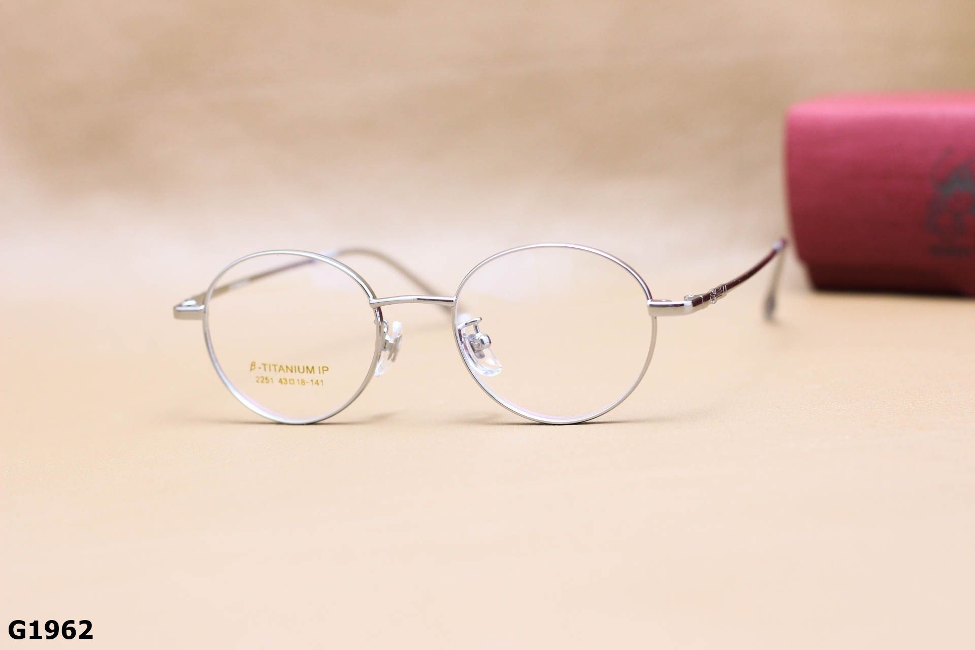 Gọng Kính Cận Chất B-Titanium Cao Cấp, Dáng Tròn Thời Trang Unisex - G1962