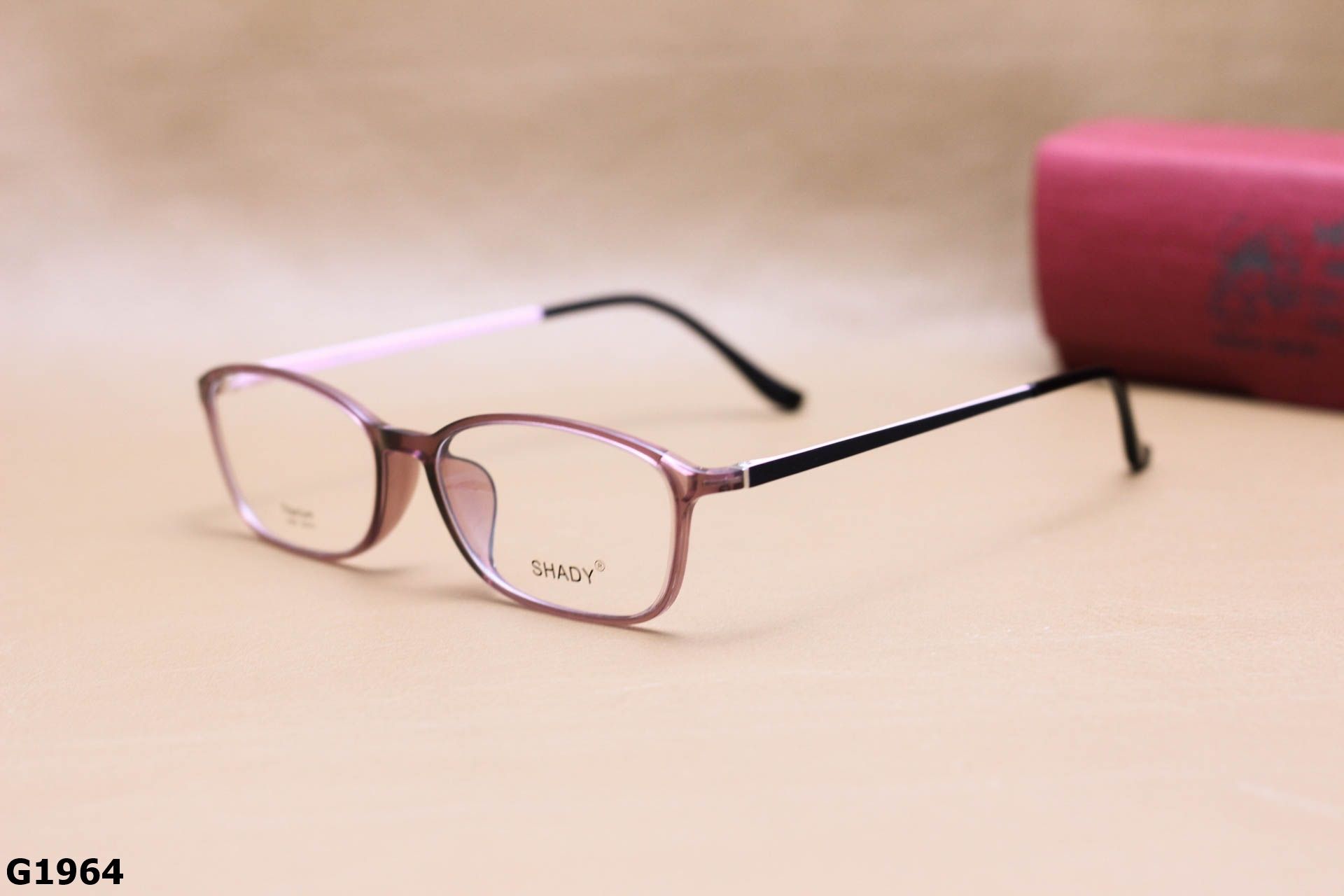 Gọng Kính Cận SHADY Dáng Vuông Nhỏ Unisex, Chất Nhựa Ultem & Titanium IP - G1964