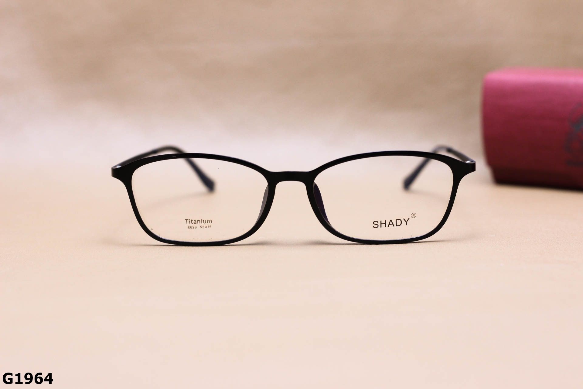 Gọng Kính Cận SHADY Dáng Vuông Nhỏ Unisex, Chất Nhựa Ultem & Titanium IP - G1964
