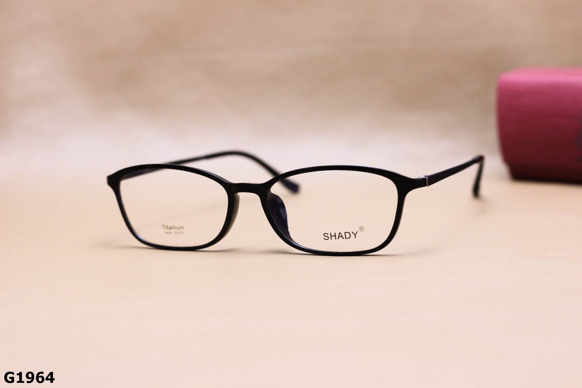 Gọng Kính Cận SHADY Dáng Vuông Nhỏ Unisex, Chất Nhựa Ultem & Titanium IP - G1964