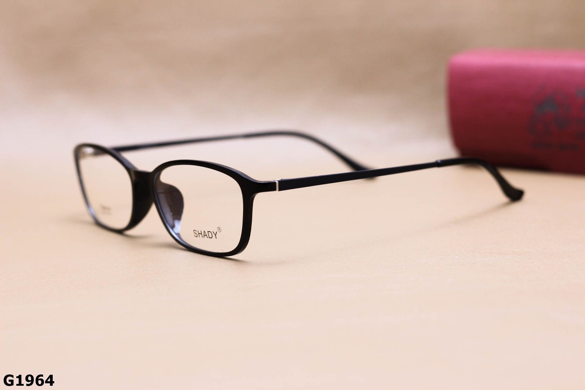 Gọng Kính Cận SHADY Dáng Vuông Nhỏ Unisex, Chất Nhựa Ultem & Titanium IP - G1964