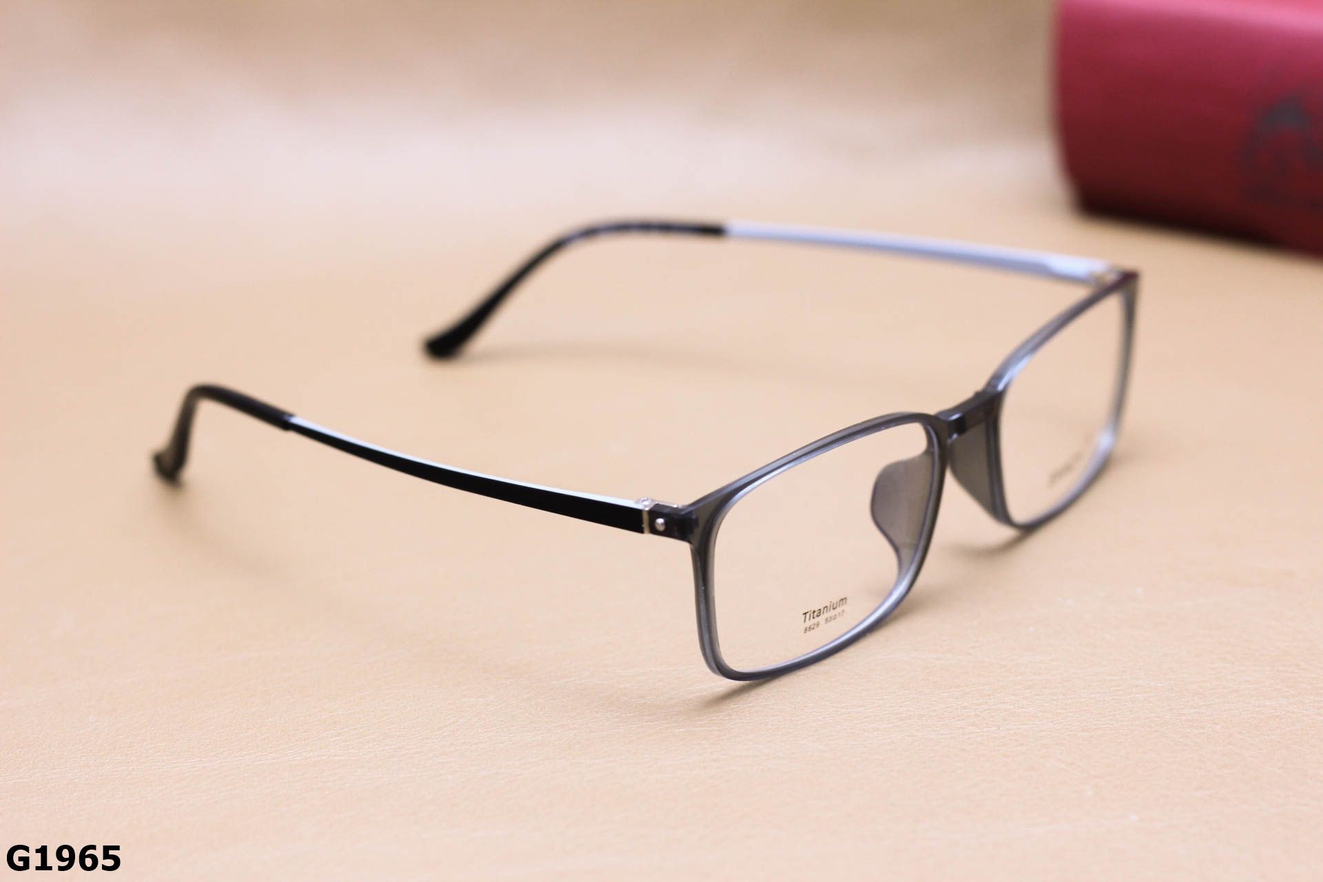 Gọng Kính Cận SHADY Dáng Vuông Nhỏ Unisex, Chất Nhựa Ultem & Titanium IP - G1965
