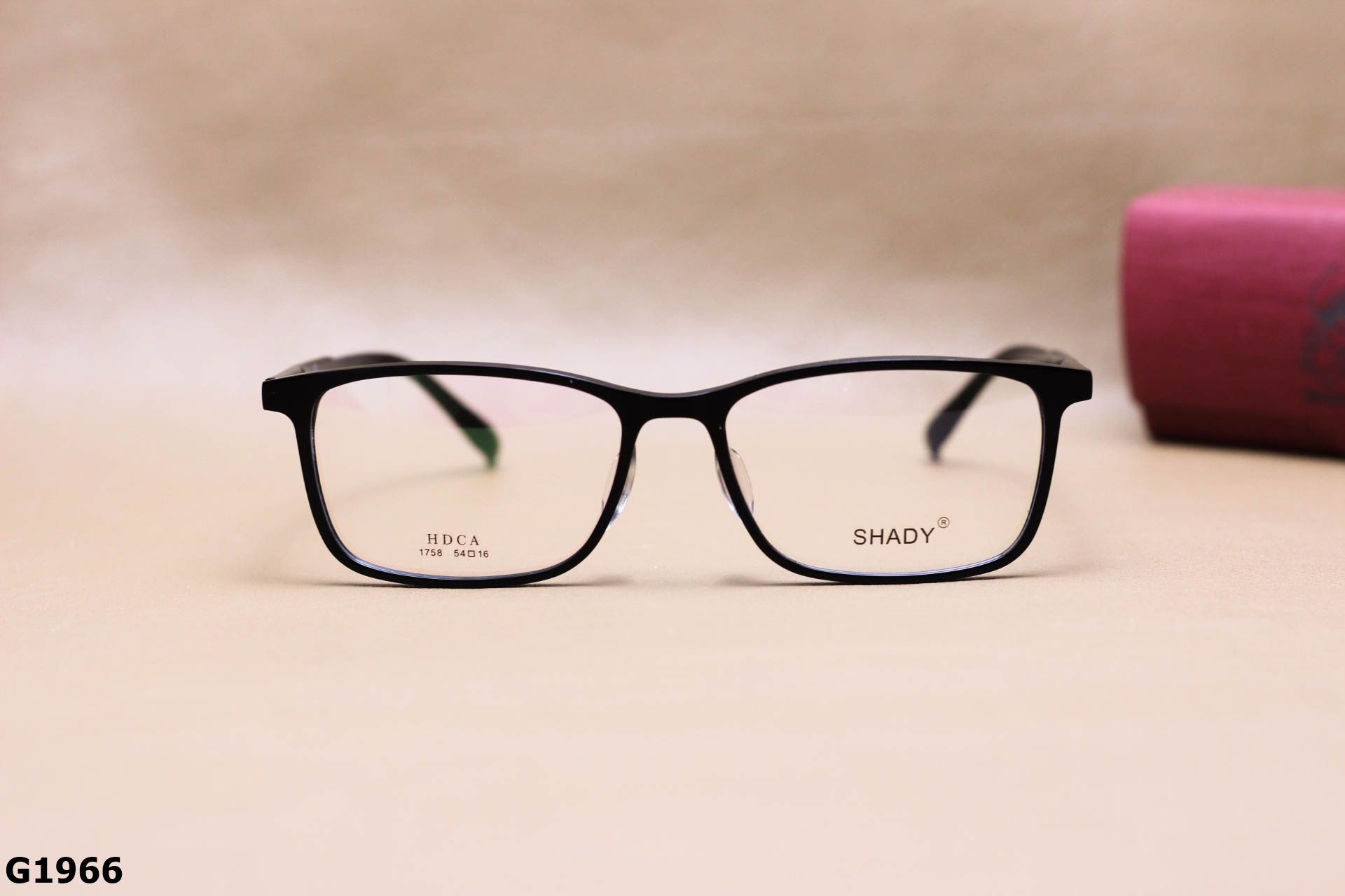 Gọng Kính Cận SHADY Dáng Vuông Unisex, Chất Nhựa Acetate Cao Cấp - G1966