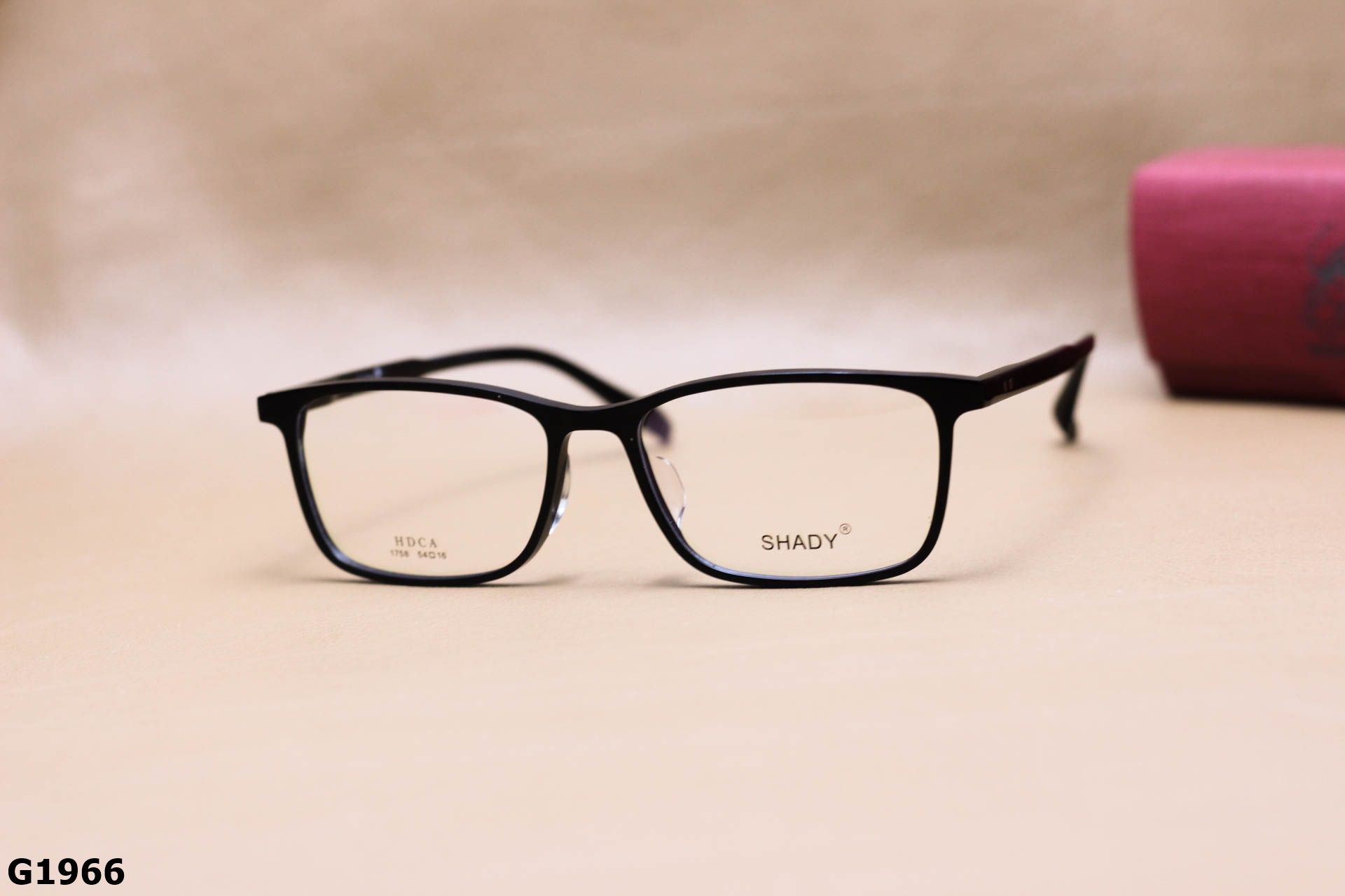 Gọng Kính Cận SHADY Dáng Vuông Unisex, Chất Nhựa Acetate Cao Cấp - G1966