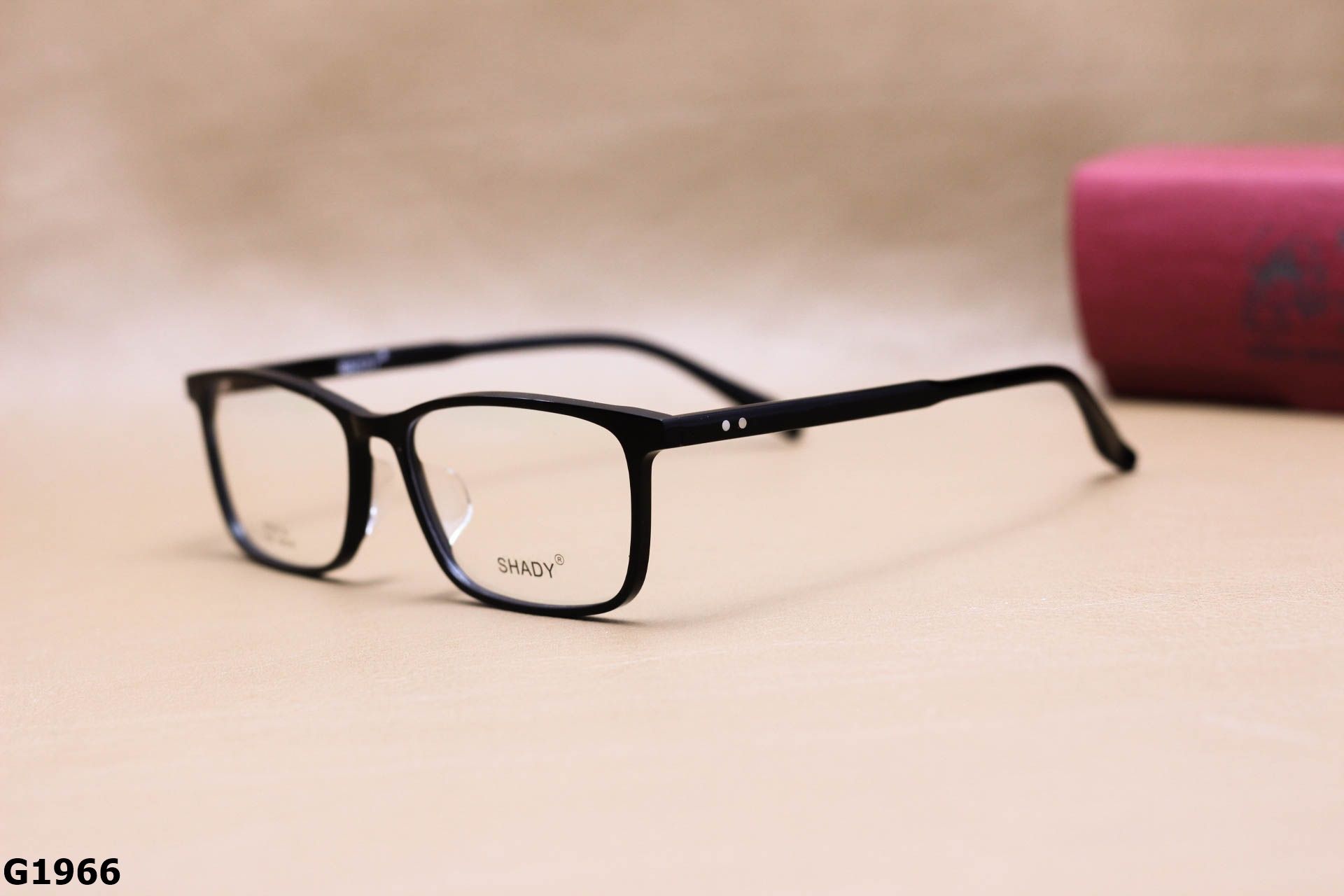 Gọng Kính Cận SHADY Dáng Vuông Unisex, Chất Nhựa Acetate Cao Cấp - G1966
