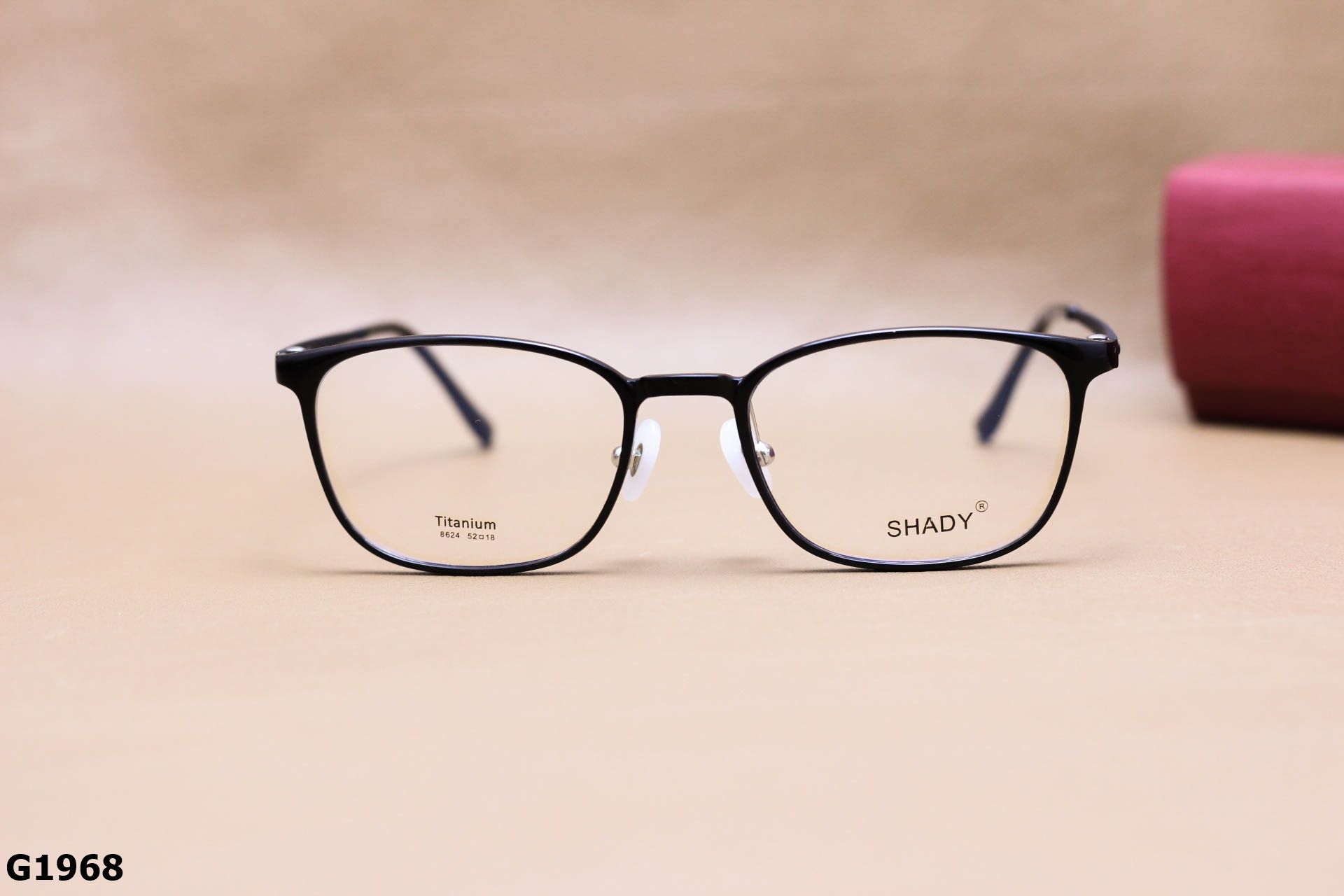 Gọng Kính Cận SHADY Dáng Vuông Bầu Unisex, Chất Nhựa Ultem & Titanium IP - G1968