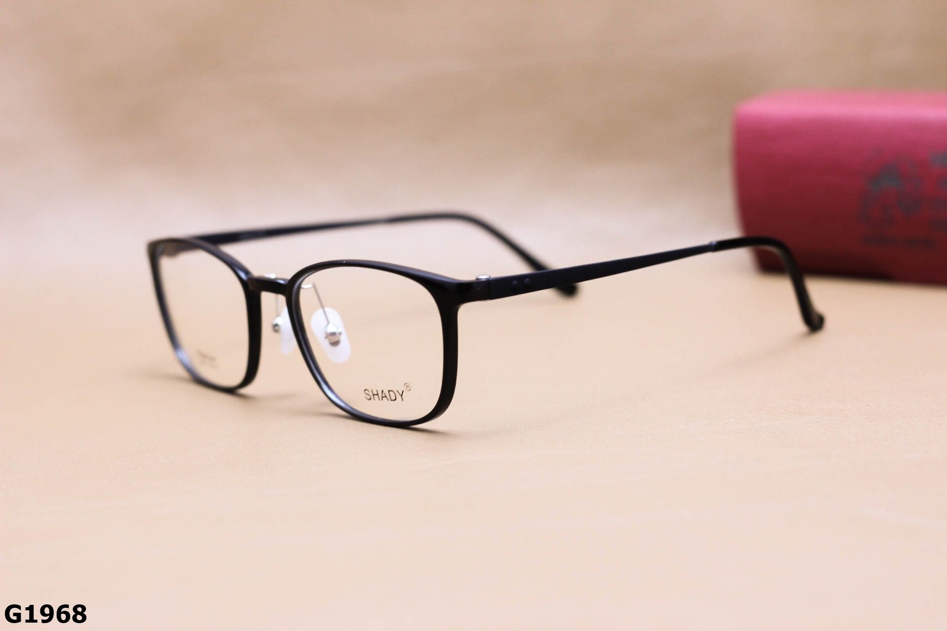 Gọng Kính Cận SHADY Dáng Vuông Bầu Unisex, Chất Nhựa Ultem & Titanium IP - G1968