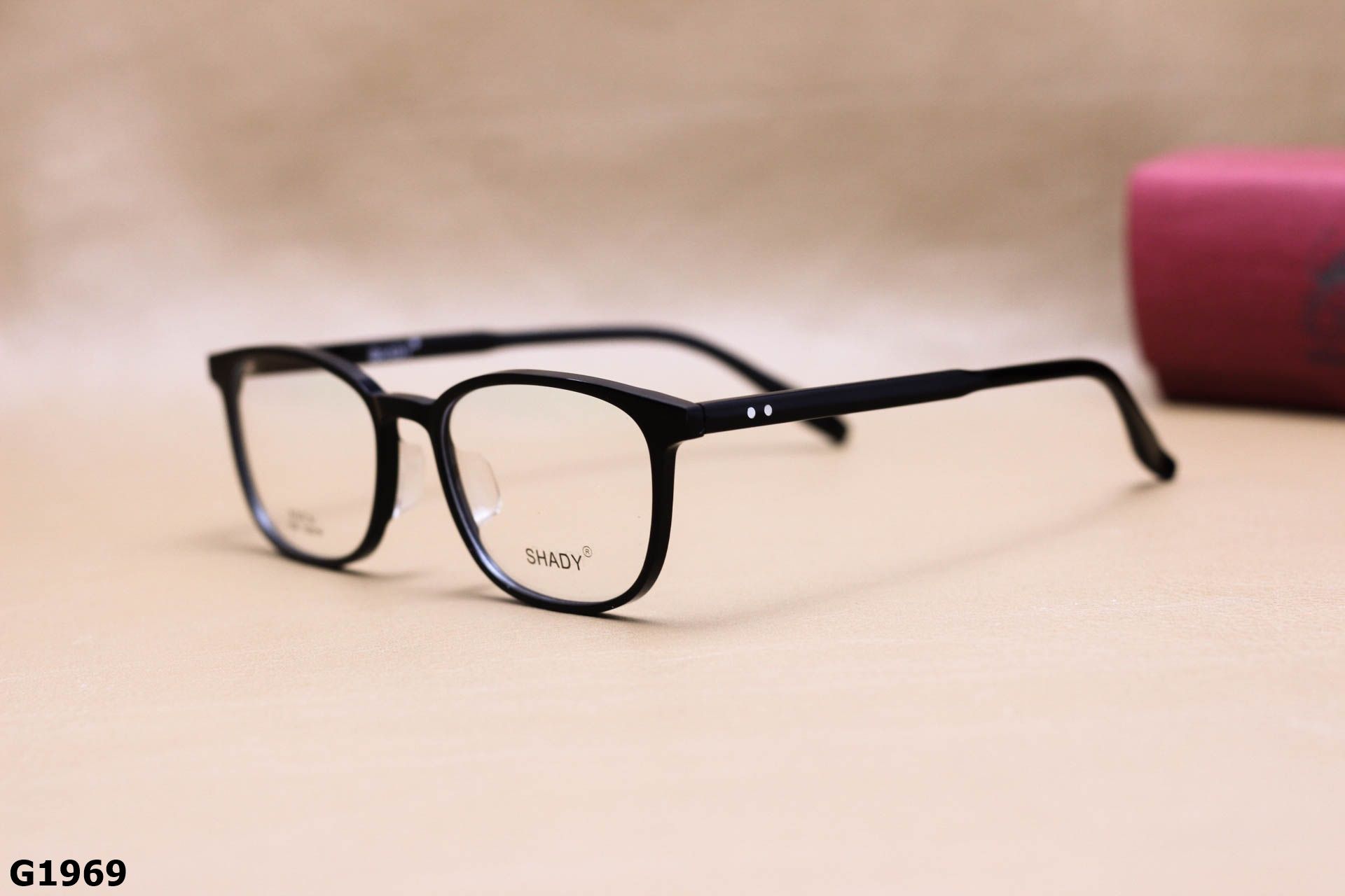 Gọng Kính Cận SHADY Dáng Vuông Unisex, Chất Nhựa Acetate Cao Cấp - G1969