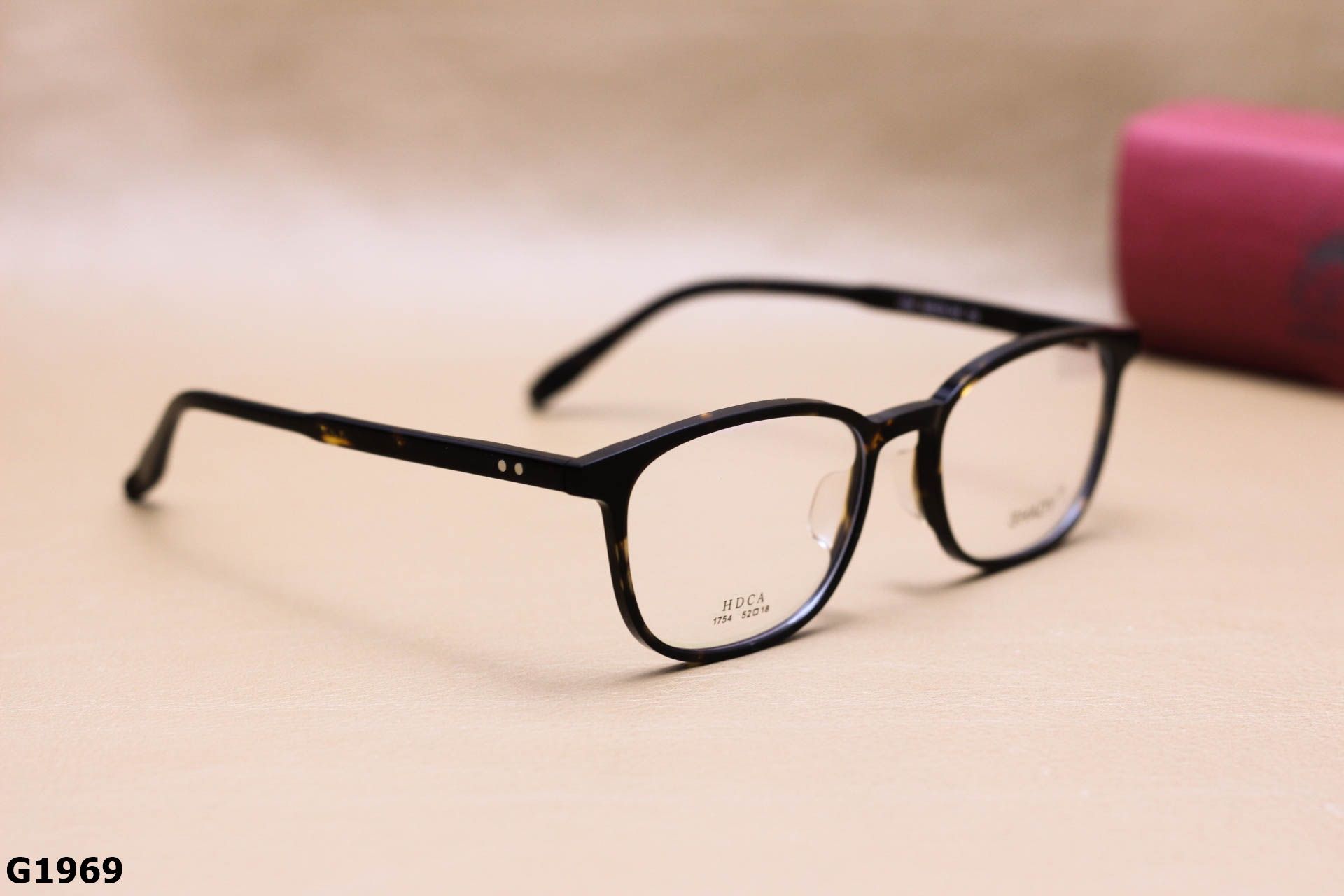 Gọng Kính Cận SHADY Dáng Vuông Unisex, Chất Nhựa Acetate Cao Cấp - G1969