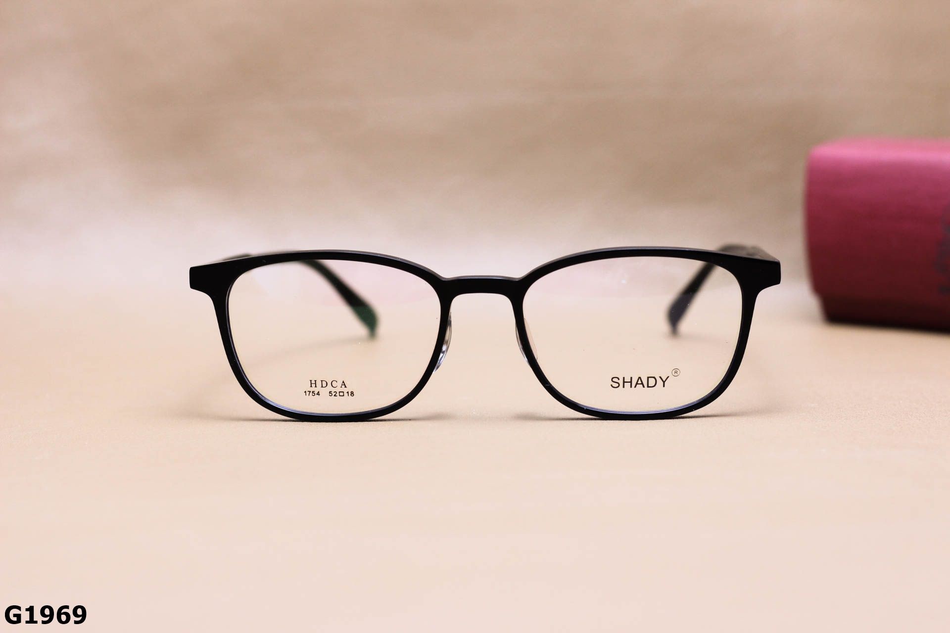 Gọng Kính Cận SHADY Dáng Vuông Unisex, Chất Nhựa Acetate Cao Cấp - G1969