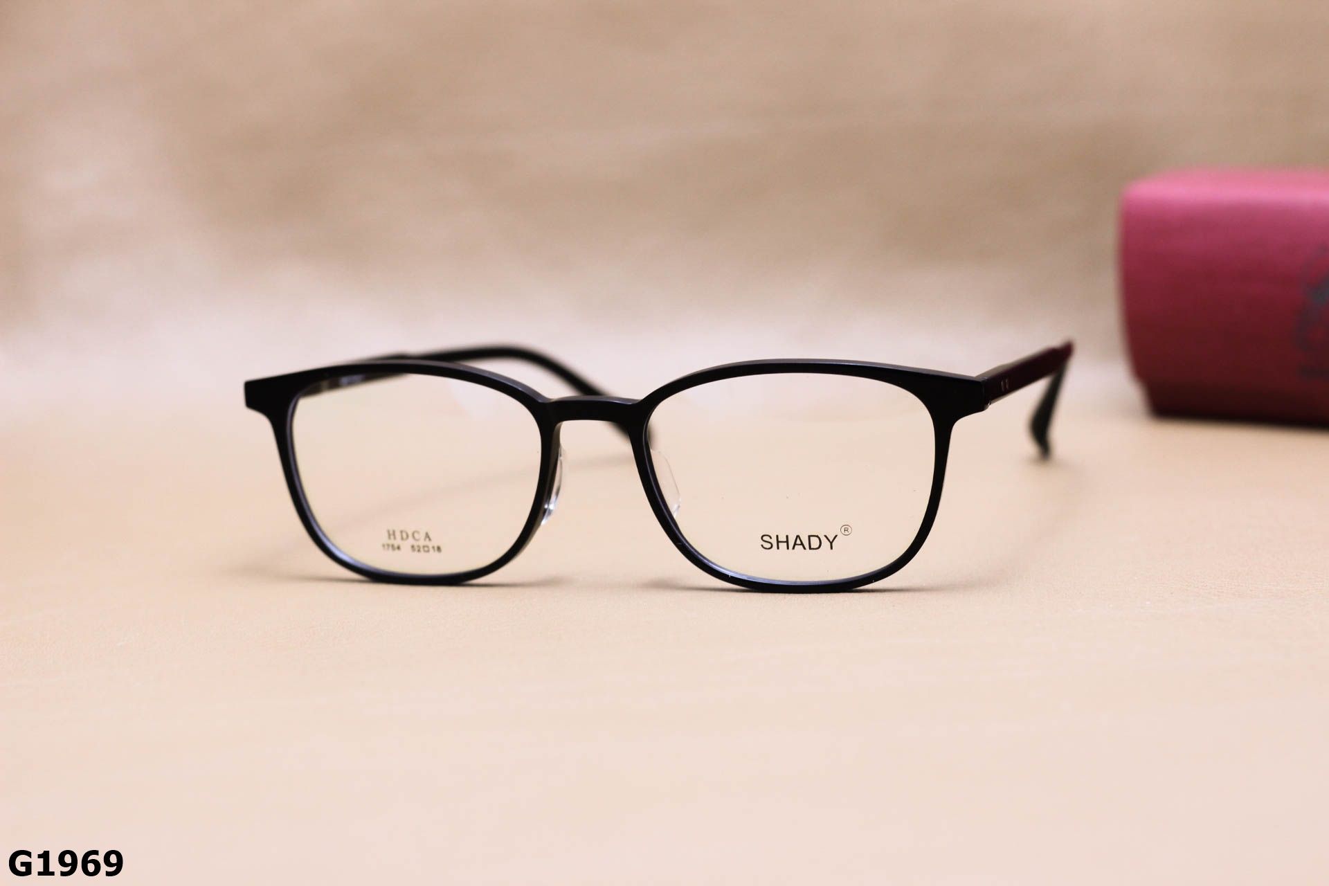 Gọng Kính Cận SHADY Dáng Vuông Unisex, Chất Nhựa Acetate Cao Cấp - G1969