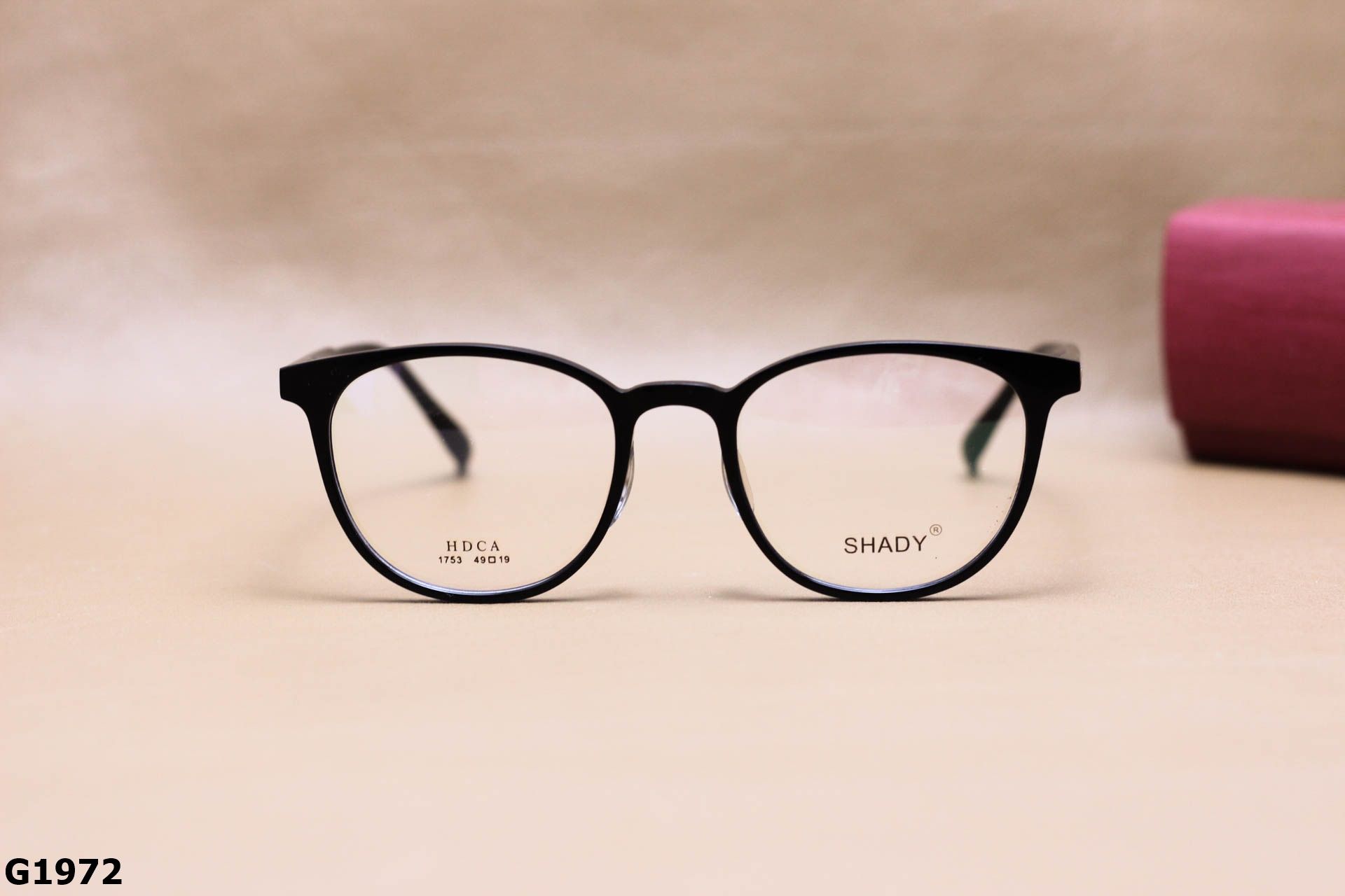 Gọng Kính Cận SHADY Dáng Tròn Unisex, Chất Nhựa Acetate Cao Cấp - G1972