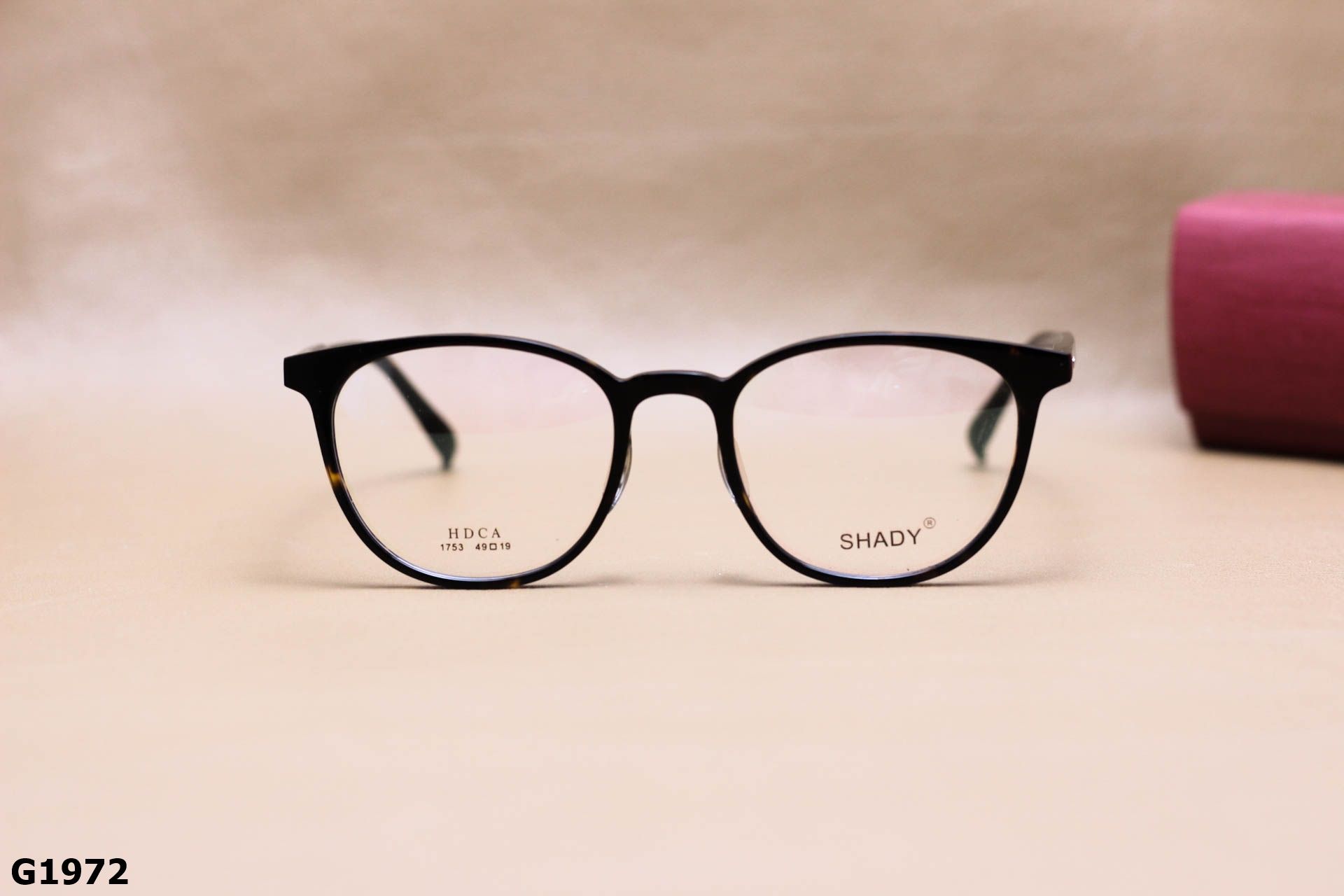 Gọng Kính Cận SHADY Dáng Tròn Unisex, Chất Nhựa Acetate Cao Cấp - G1972