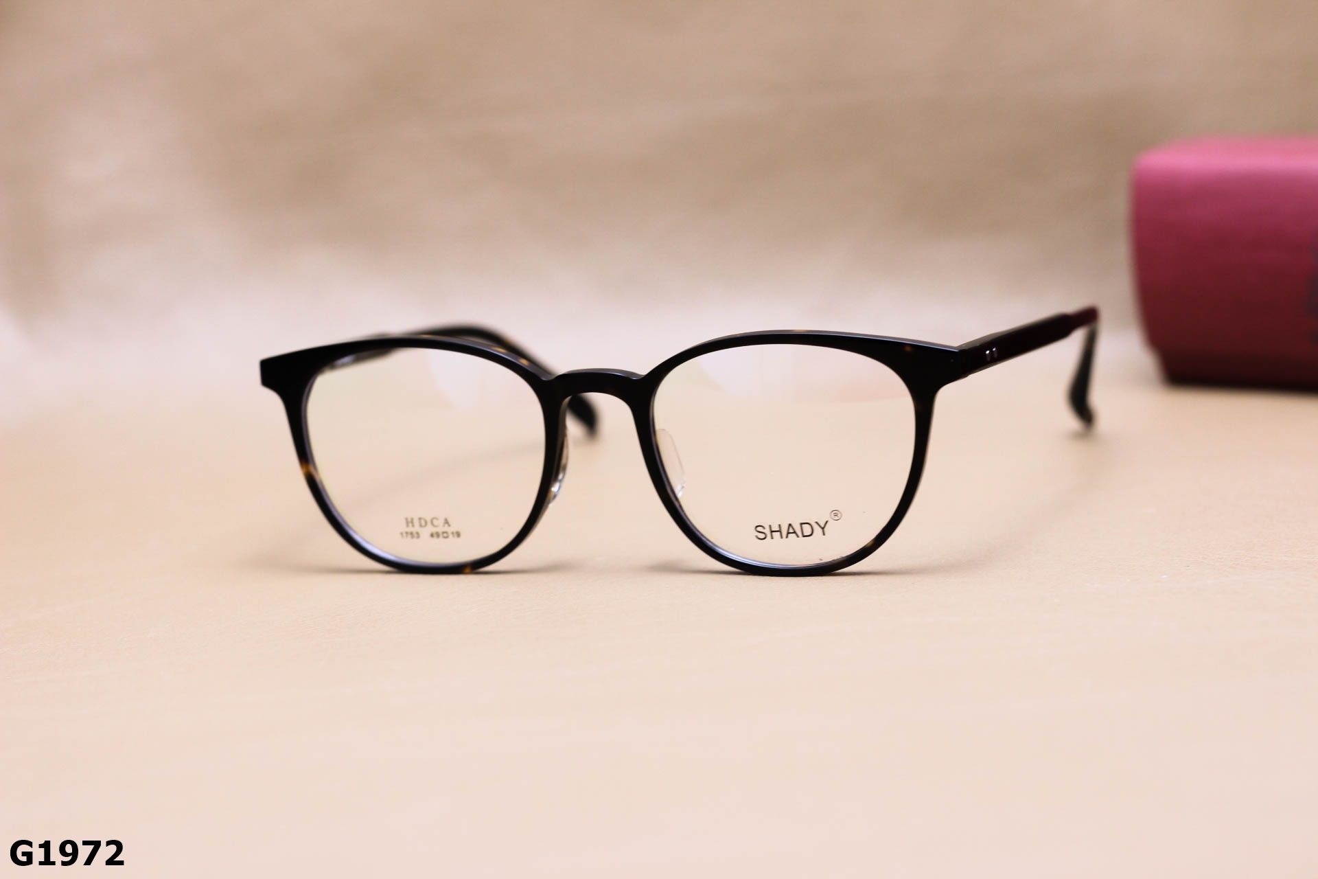 Gọng Kính Cận SHADY Dáng Tròn Unisex, Chất Nhựa Acetate Cao Cấp - G1972