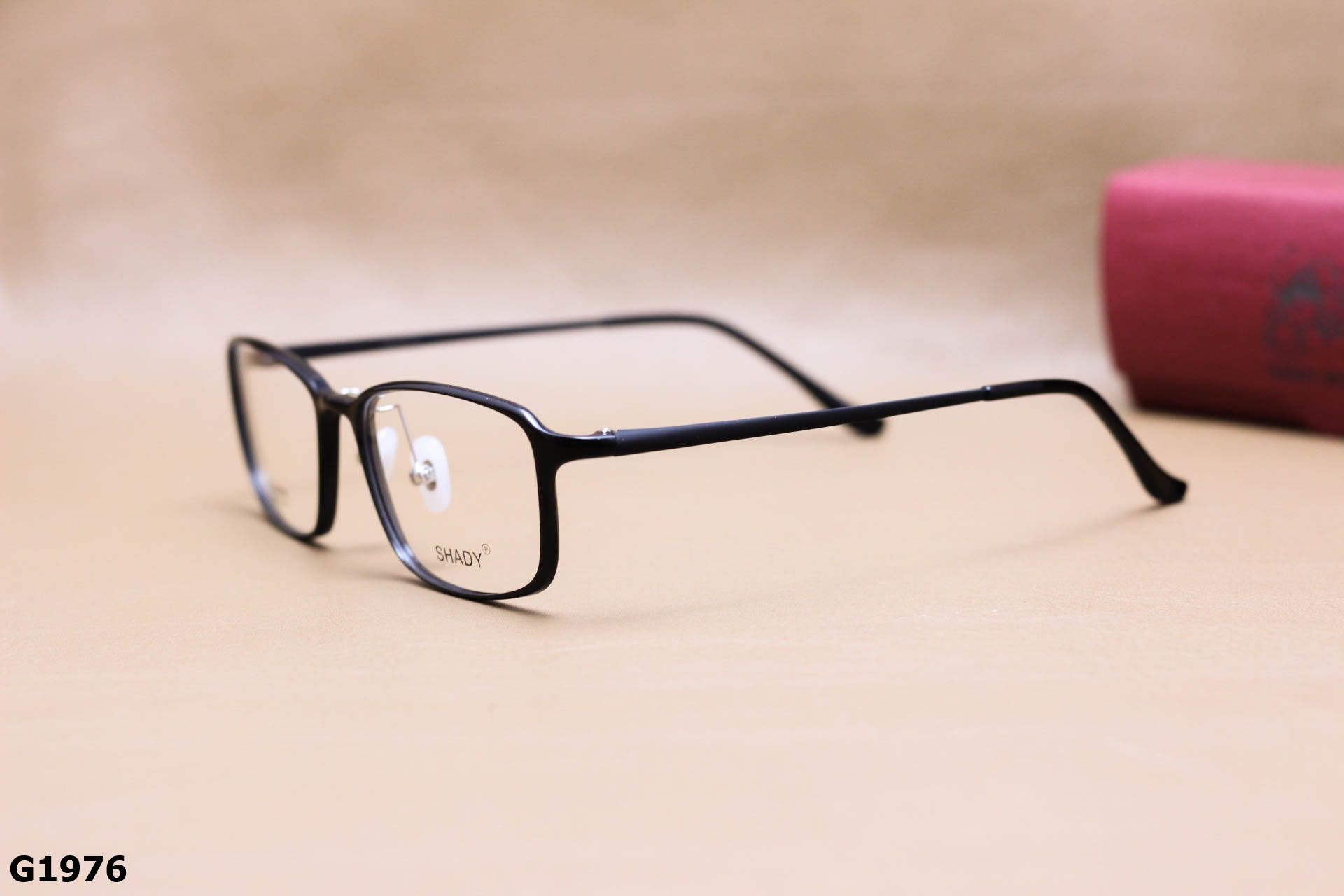 Gọng Kính Cận SHADY Dáng Vuông Bầu Unisex, Chất Nhựa Ultem & Titanium IP - G1976