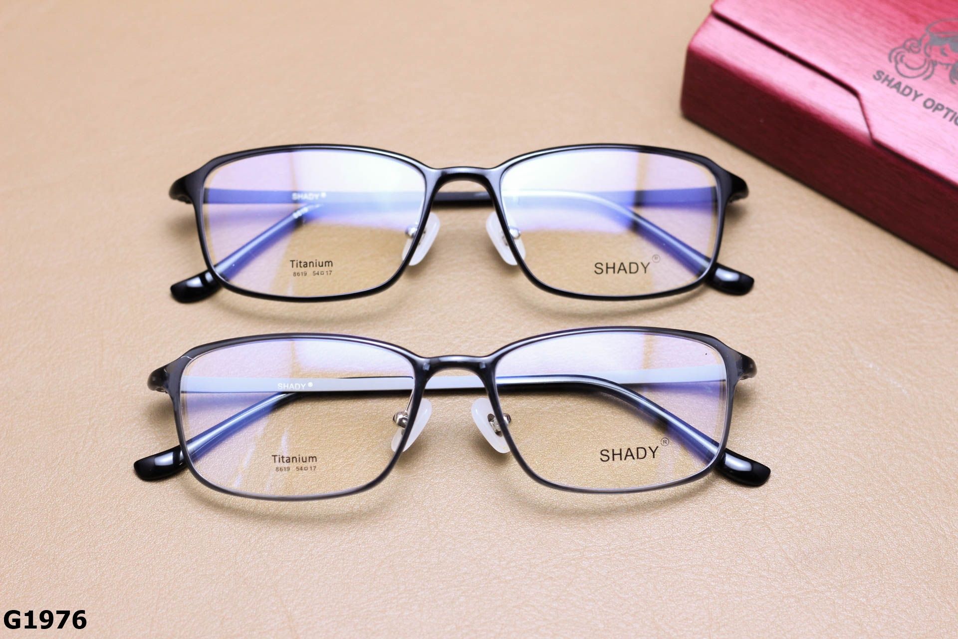 Gọng Kính Cận SHADY Dáng Vuông Bầu Unisex, Chất Nhựa Ultem & Titanium IP - G1976