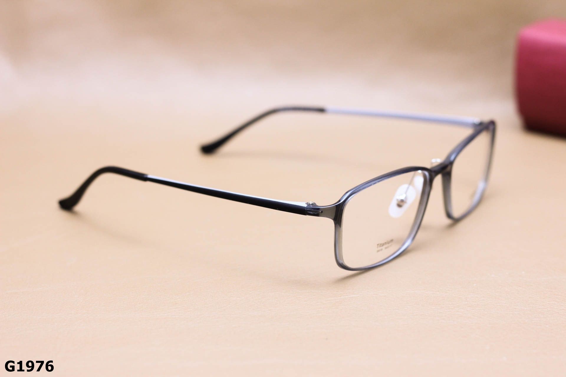 Gọng Kính Cận SHADY Dáng Vuông Bầu Unisex, Chất Nhựa Ultem & Titanium IP - G1976