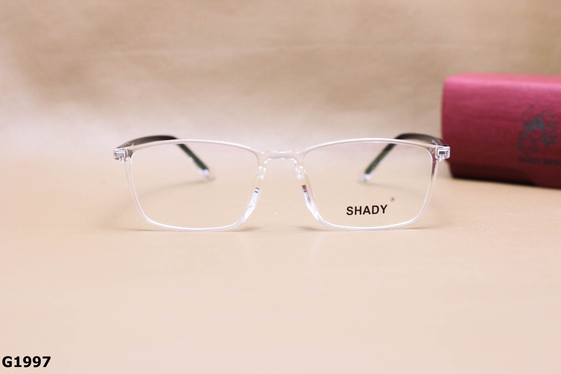 Gọng Kính Cận SHADY Nhựa Dẻo TR90 Dáng Vuông Thời Trang Unisex - G1997