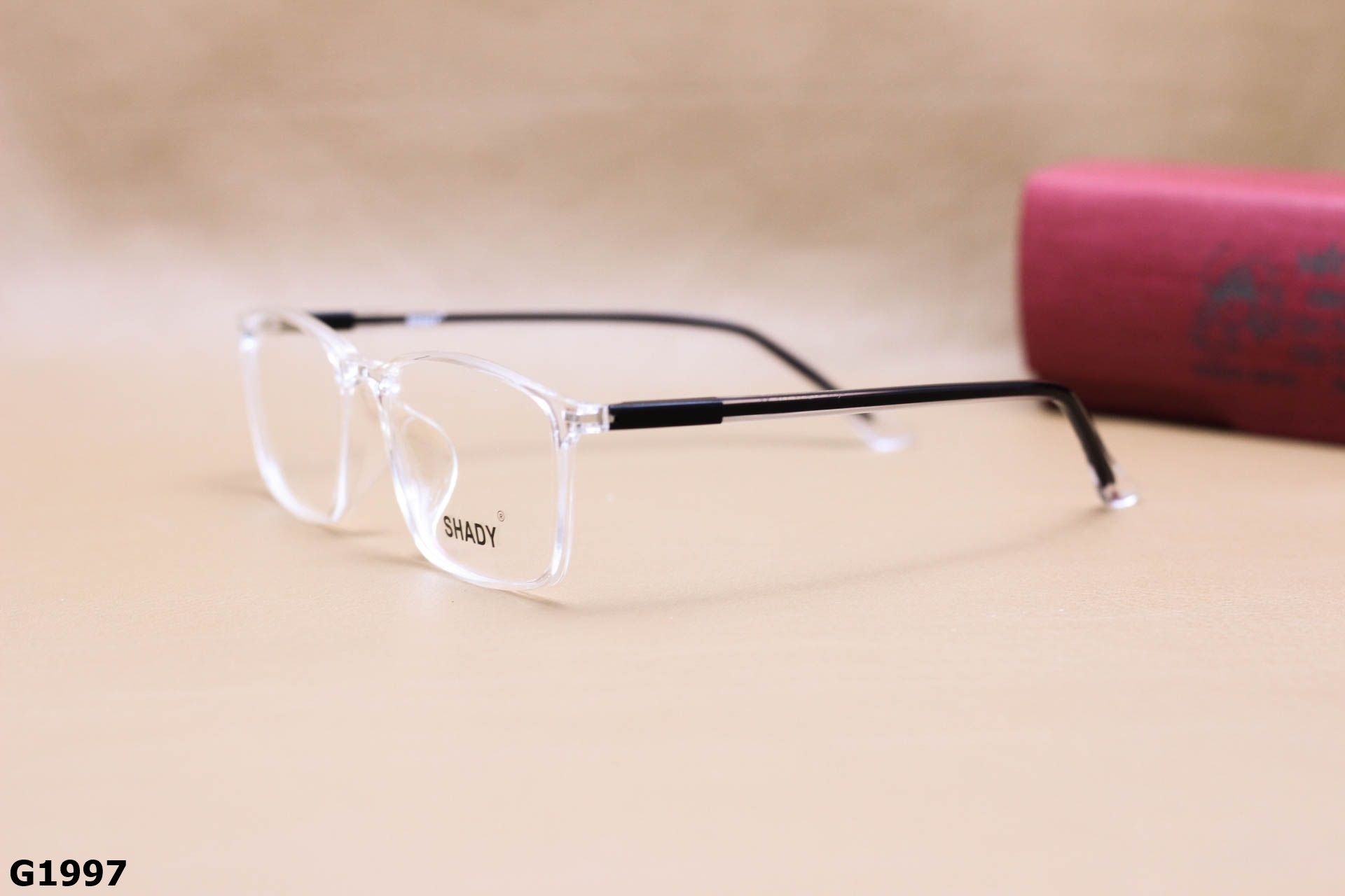 Gọng Kính Cận SHADY Nhựa Dẻo TR90 Dáng Vuông Thời Trang Unisex - G1997