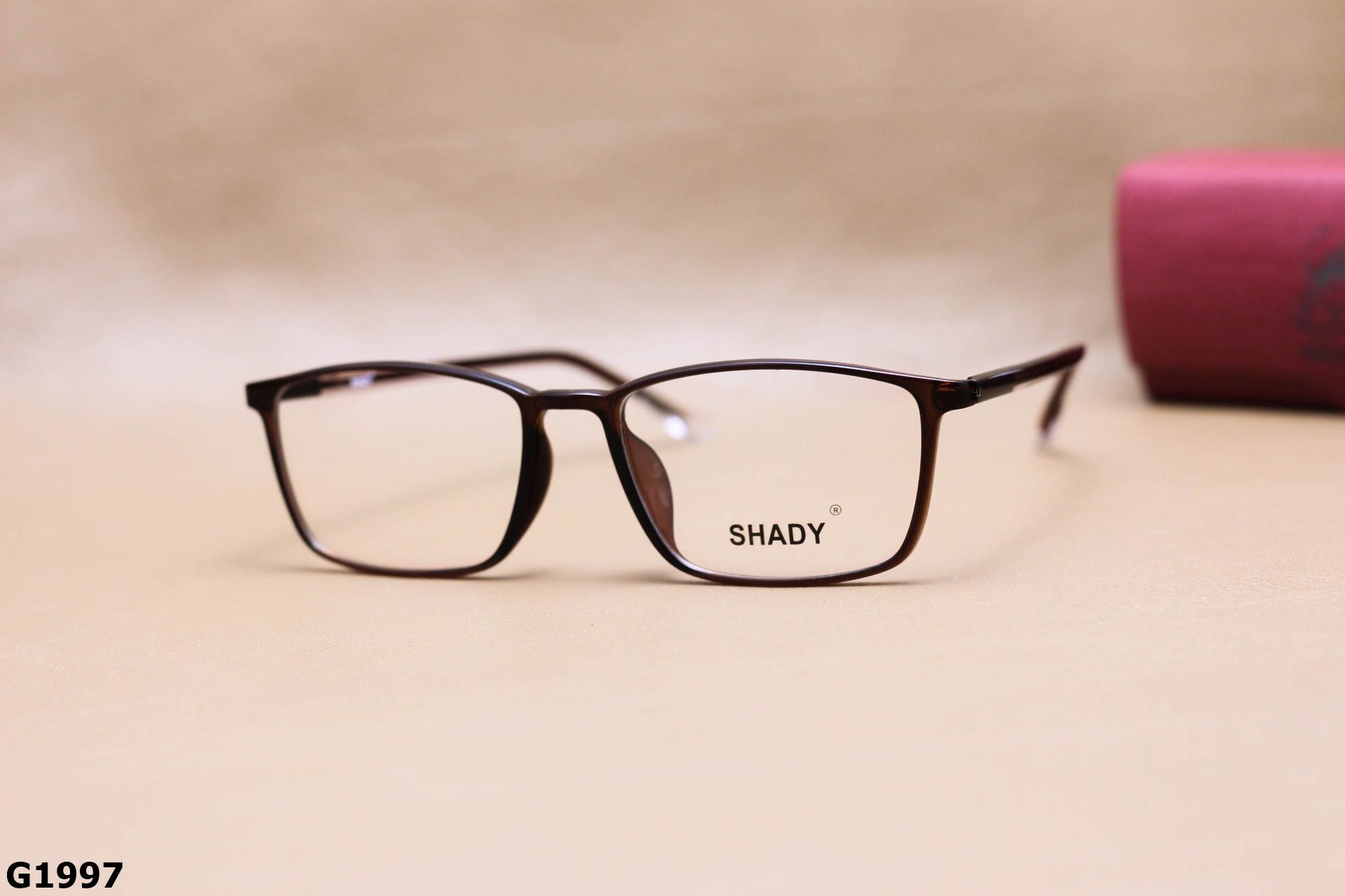 Gọng Kính Cận SHADY Nhựa Dẻo TR90 Dáng Vuông Thời Trang Unisex - G1997