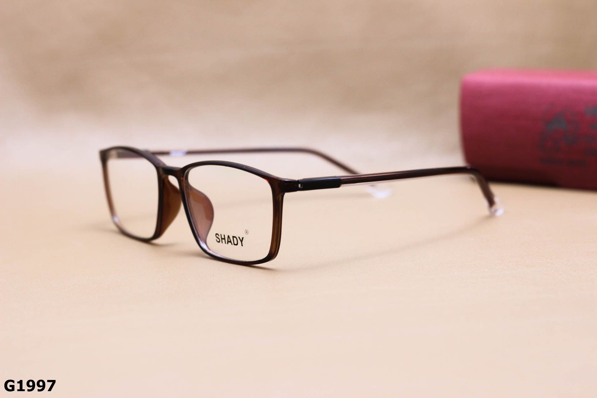 Gọng Kính Cận SHADY Nhựa Dẻo TR90 Dáng Vuông Thời Trang Unisex - G1997