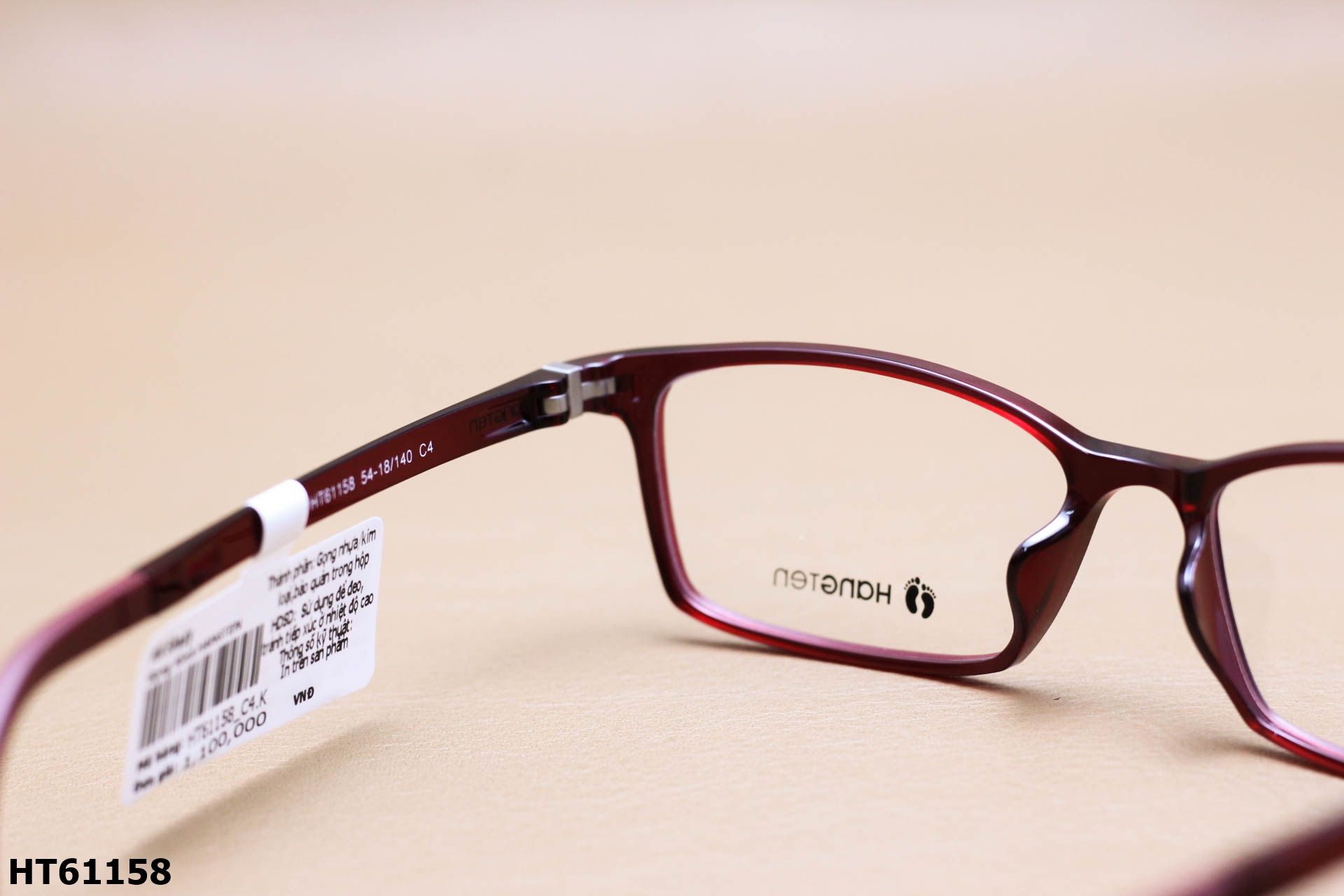 Gọng Kính Cận Thời Trang Unisex, Nhựa Dẻo Ultem Chính Hãng Hang-Ten - HT61158
