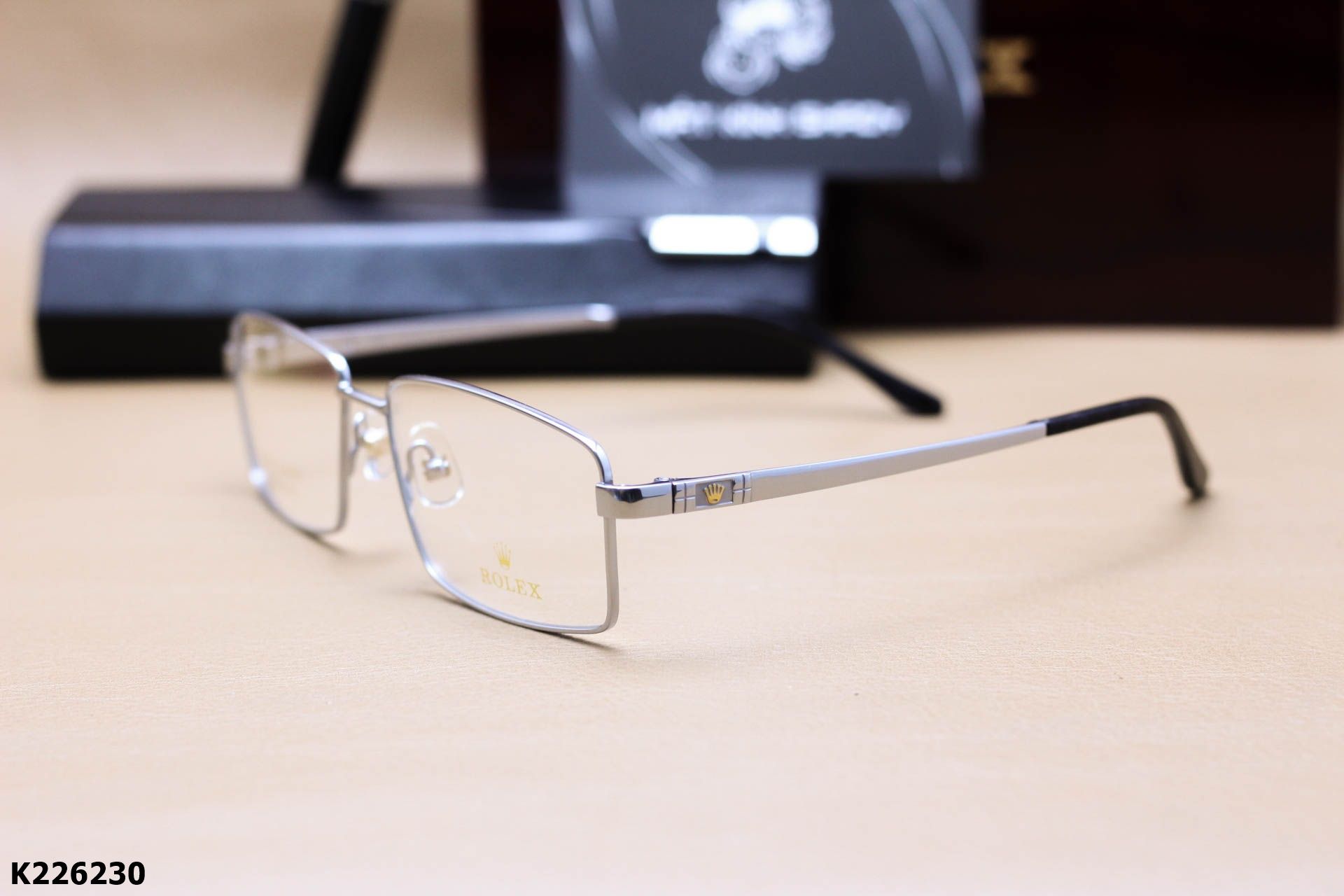Gọng Kính Cận Thời Trang Nam, Titanium Mạ Vàng 18K Cao Cấp - K226230