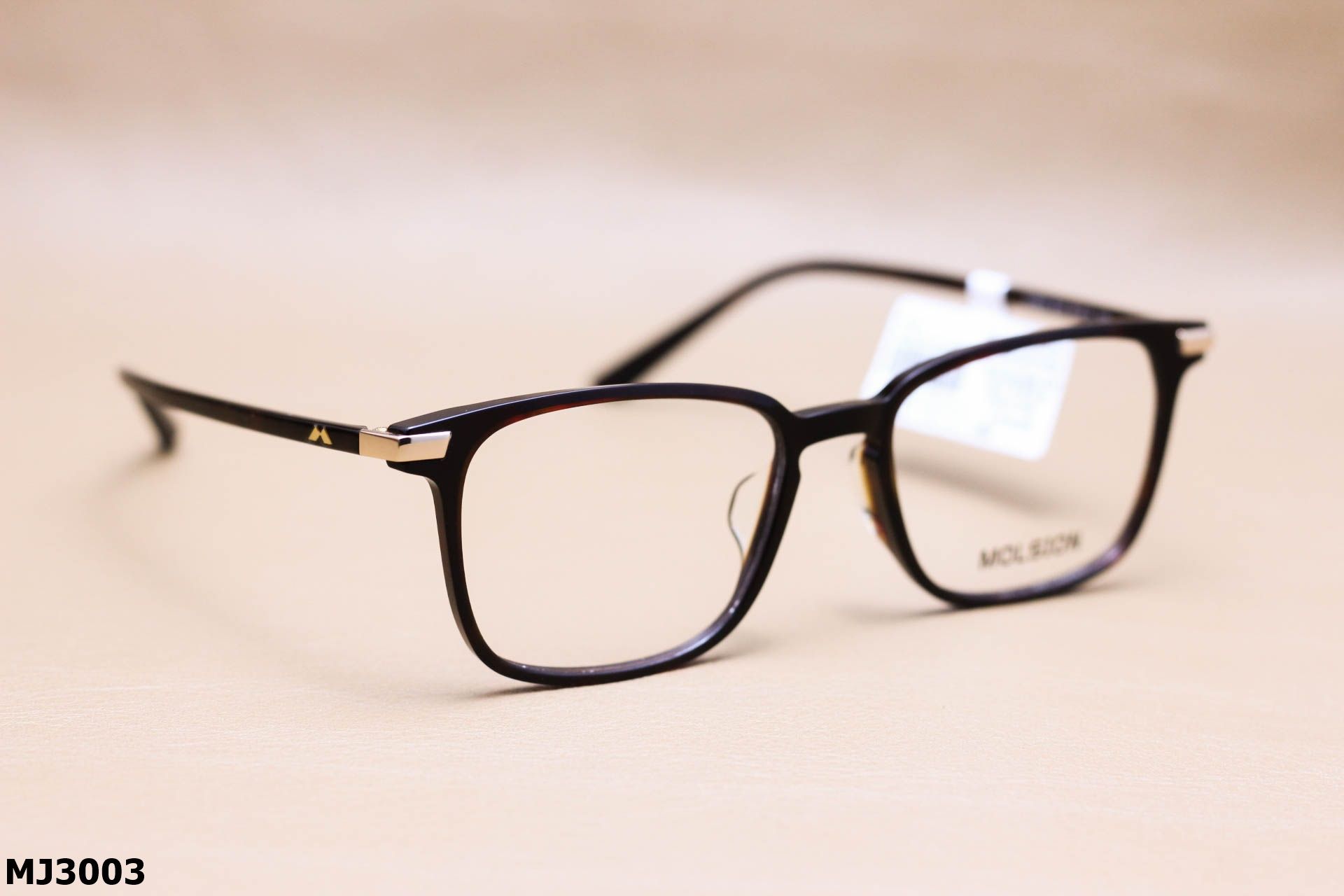 Gọng Kính Cận Chính Hãng Molsion Unisex, Chất Nhựa Acetate Nguyên Khối - MJ3003