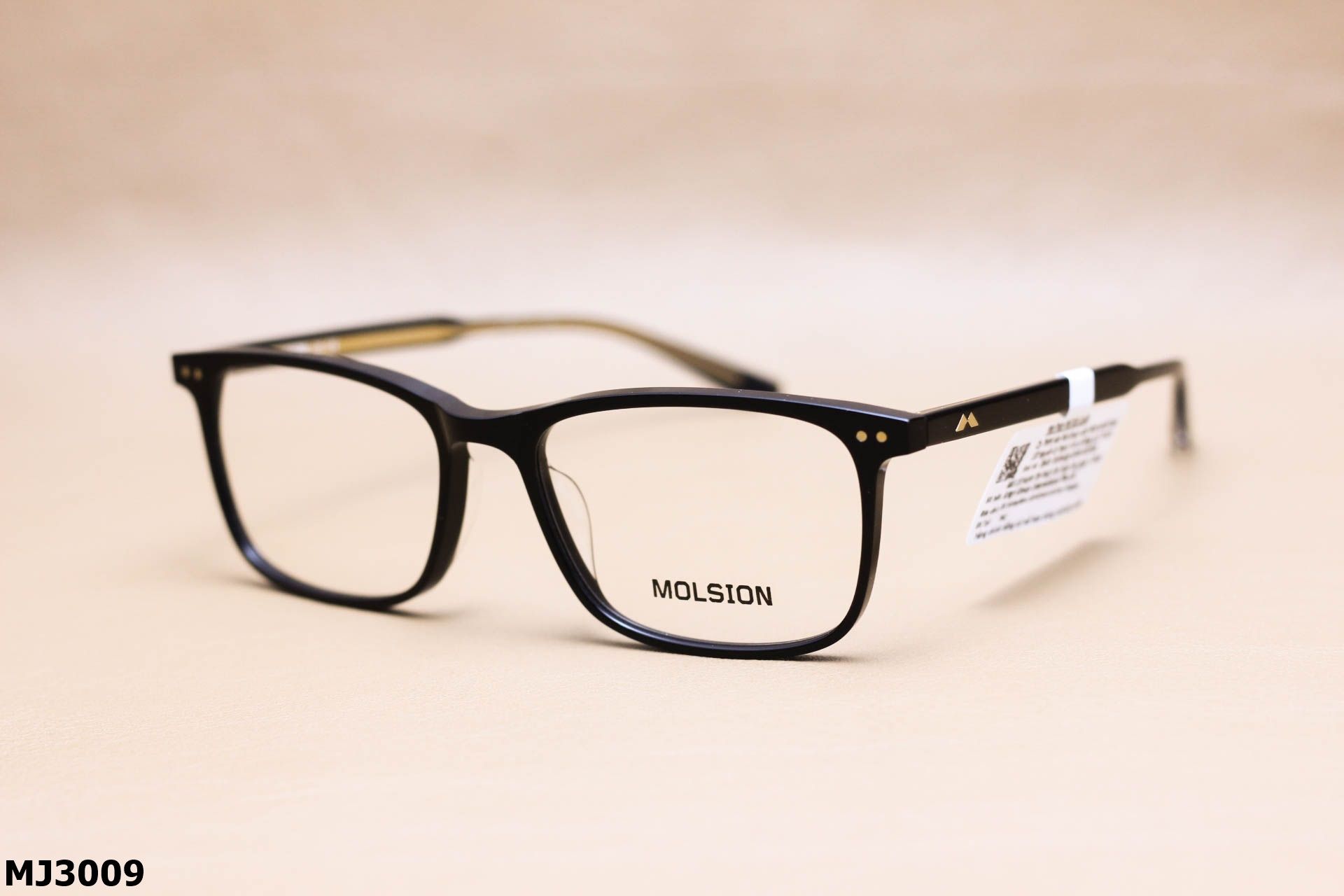 Gọng Kính Cận Chính Hãng Molsion Unisex, Chất Nhựa Acetate Nguyên Khối - MJ3009