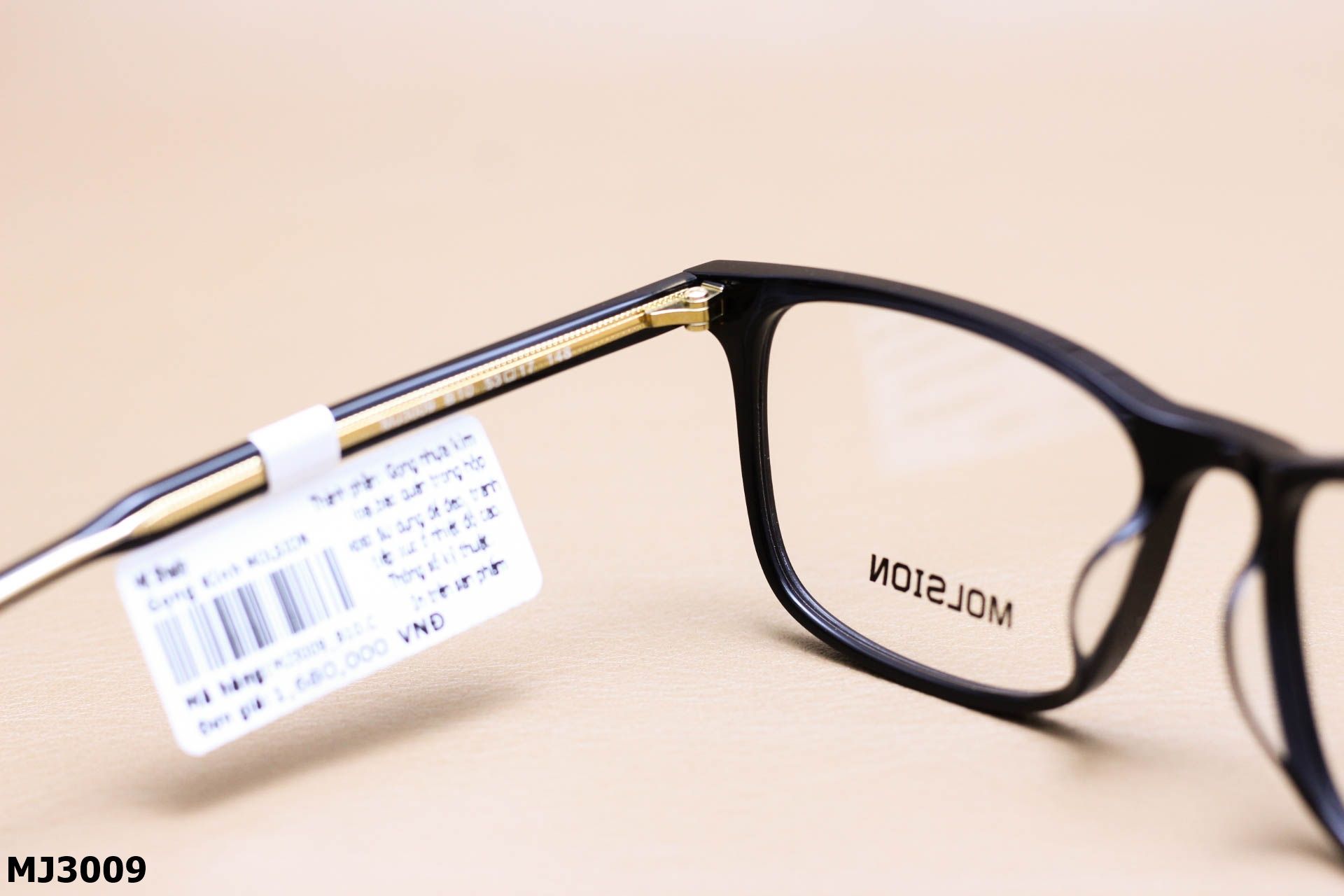 Gọng Kính Cận Chính Hãng Molsion Unisex, Chất Nhựa Acetate Nguyên Khối - MJ3009