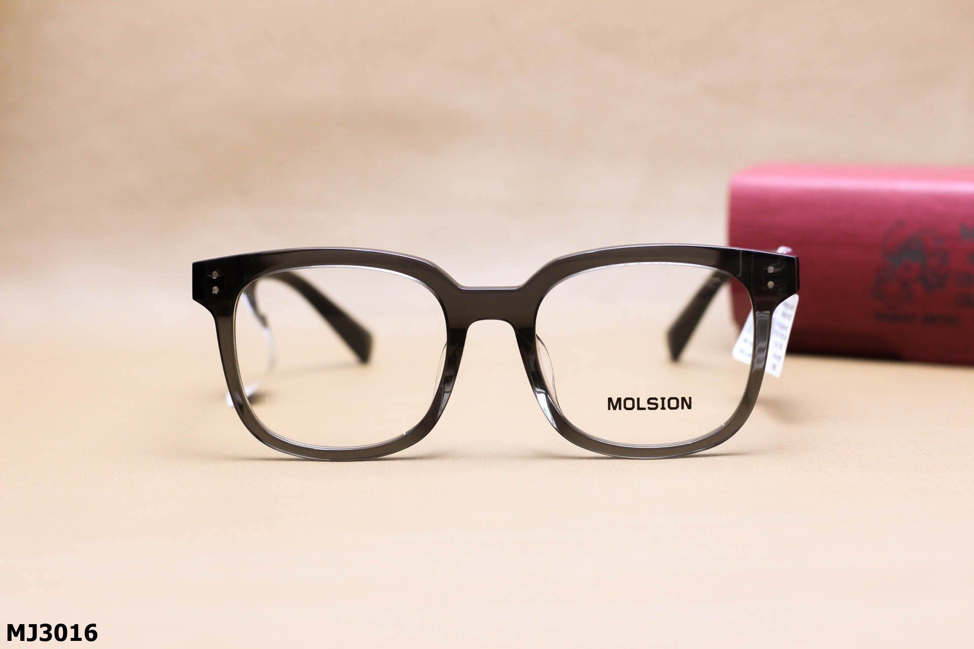 Gọng Kính Cận Chính Hãng Molsion Unisex 2020, Chất Nhựa Acetate Nguyên Khối - MJ3016