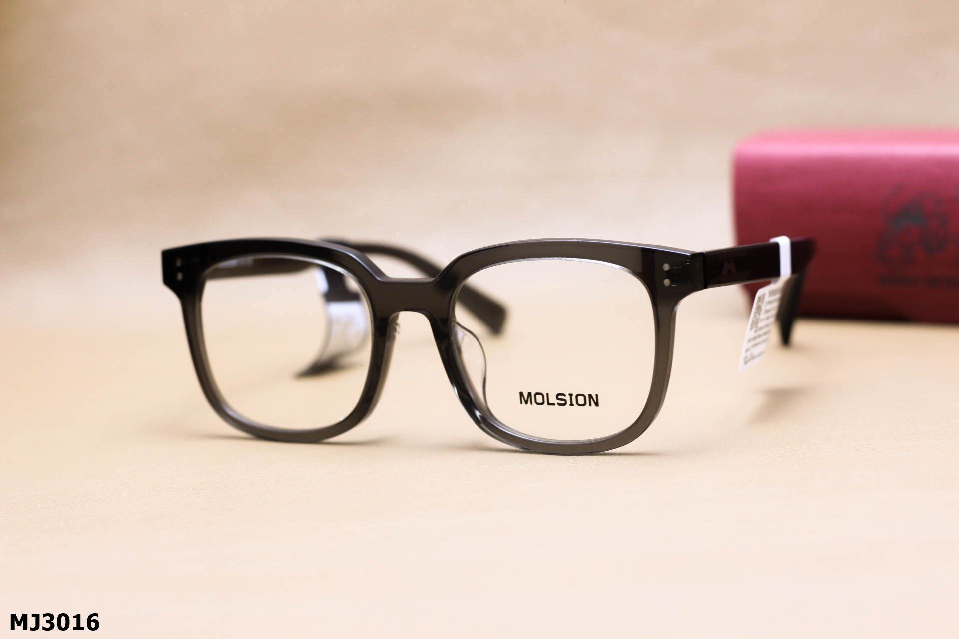 Gọng Kính Cận Chính Hãng Molsion Unisex 2020, Chất Nhựa Acetate Nguyên Khối - MJ3016