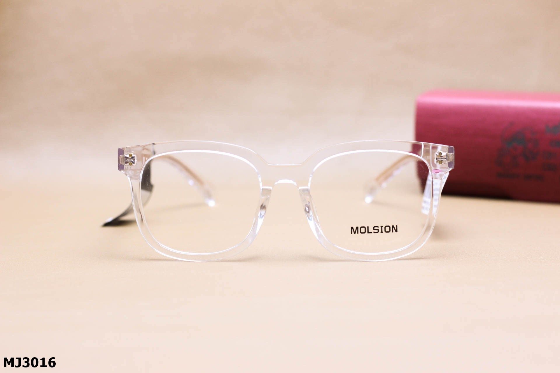 Gọng Kính Cận Chính Hãng Molsion Unisex 2020, Chất Nhựa Acetate Nguyên Khối - MJ3016