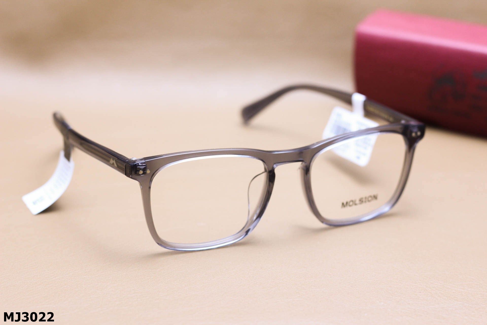 Gọng Kính Cận Chính Hãng Molsion Thời Trang Unisex, Chất Nhựa Acetate Nguyên Khối - MJ3022