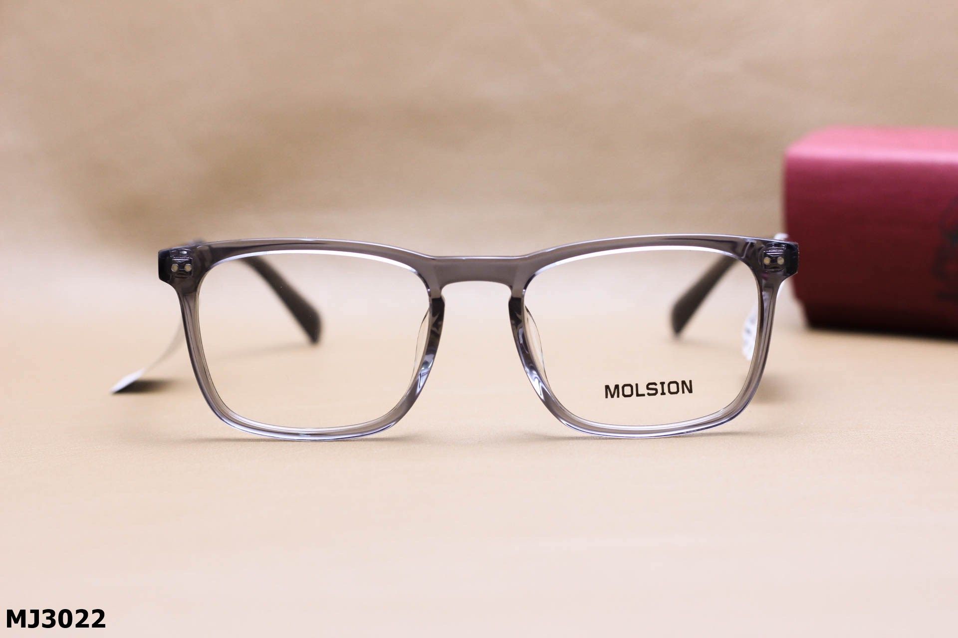 Gọng Kính Cận Chính Hãng Molsion Thời Trang Unisex, Chất Nhựa Acetate Nguyên Khối - MJ3022
